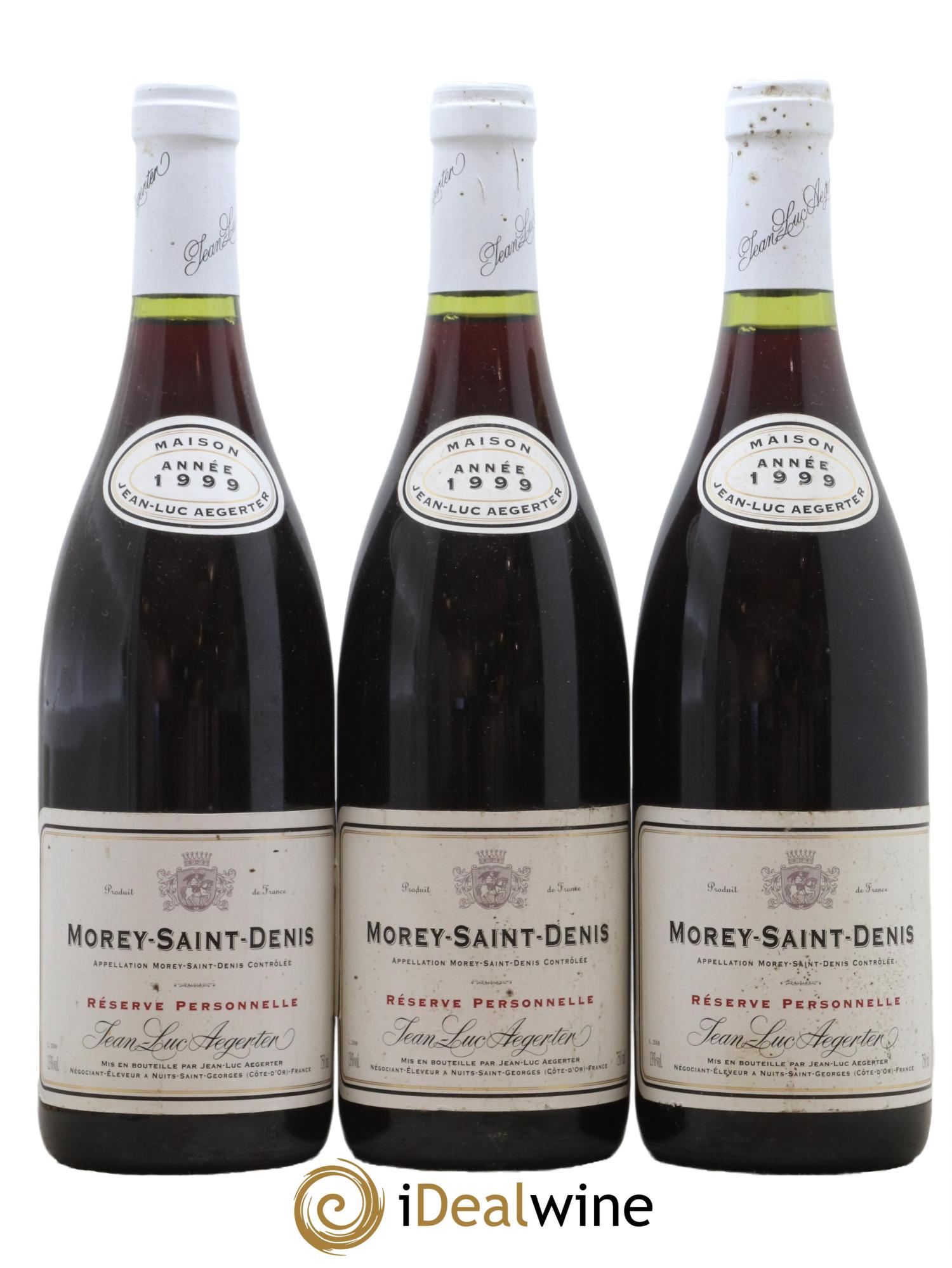 Morey-Saint-Denis Domaine Aegerter 1999 - Lot de 3 bouteilles - 0