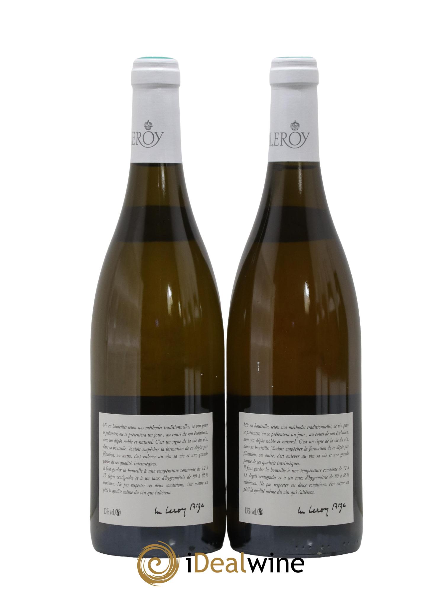 Meursault 1er Cru Les Bouchères Leroy SA 2007 - Lot de 2 bouteilles - 1