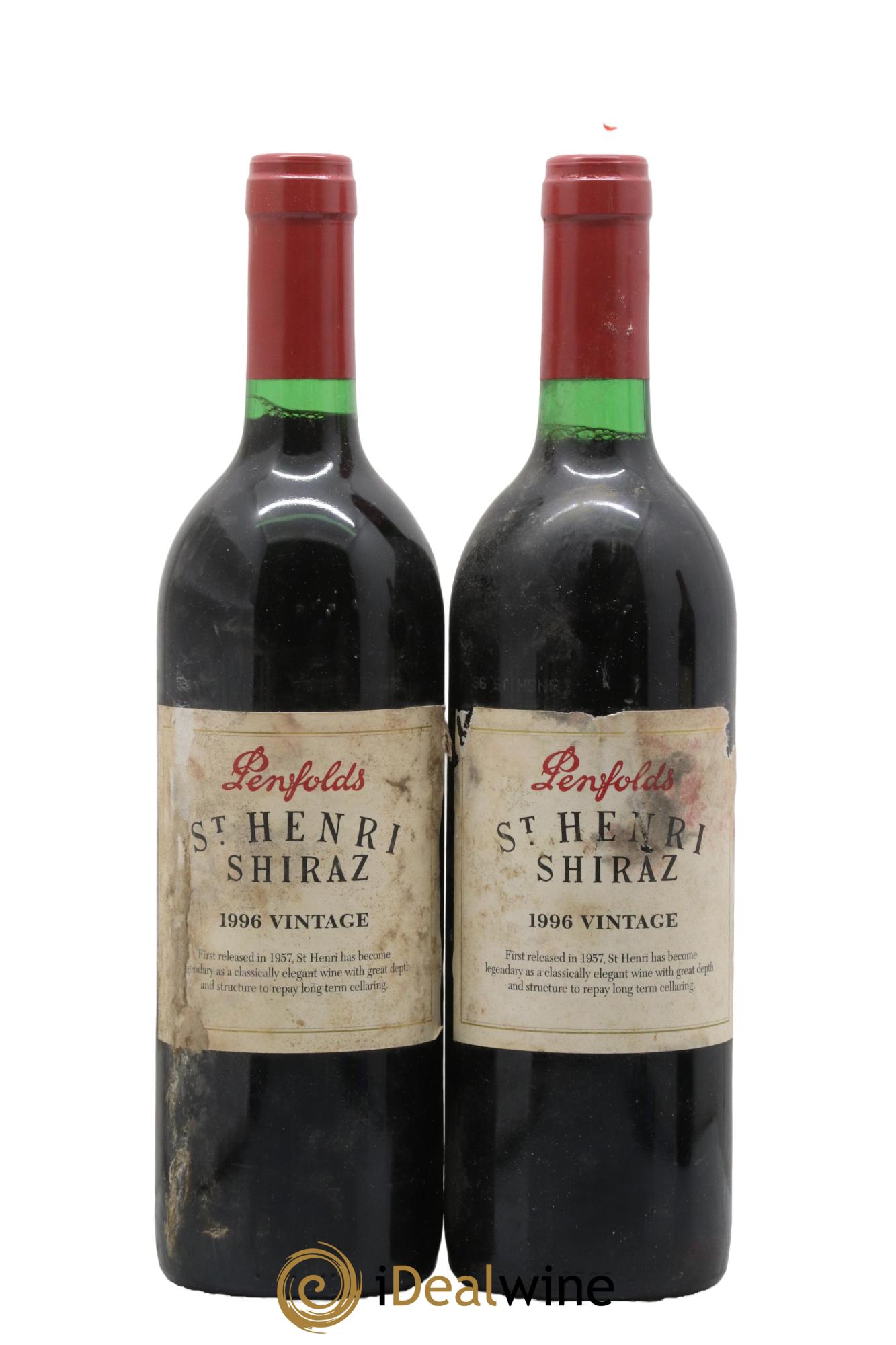 South Australia Penfolds Wines Saint Henri Shiraz 1996 - Lotto di 2 bottiglie - 0
