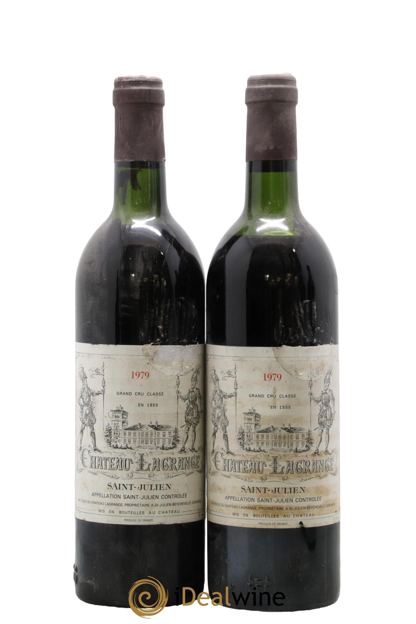 Château Lagrange 3ème Grand Cru Classé 1979 - Lot de 2 bouteilles - 0