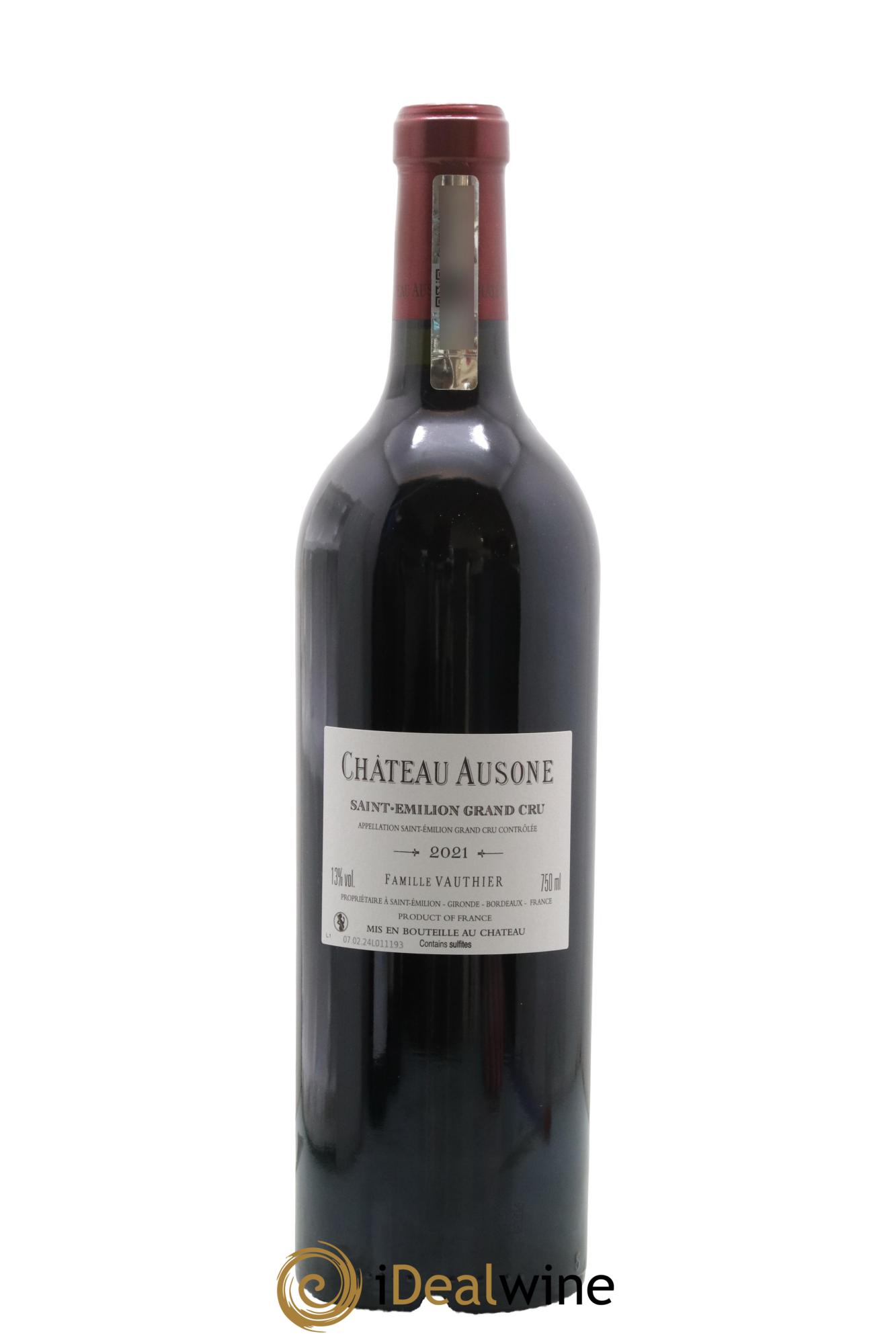 Château Ausone 1er Grand Cru Classé A 2021 - Lot de 1 bouteille - 2