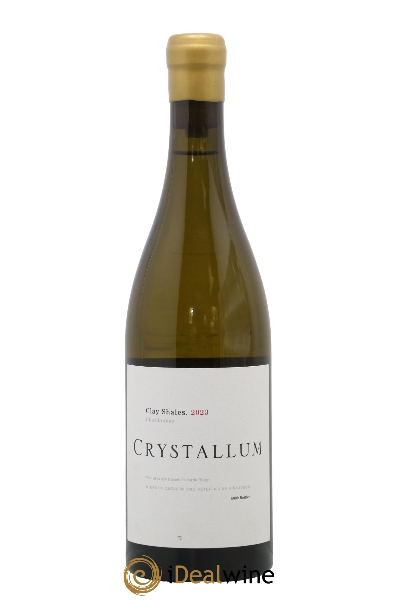 WO Western Cape Crystallum Clay Shales Chardonnay 2023 - Lot de 1 bouteille - 0