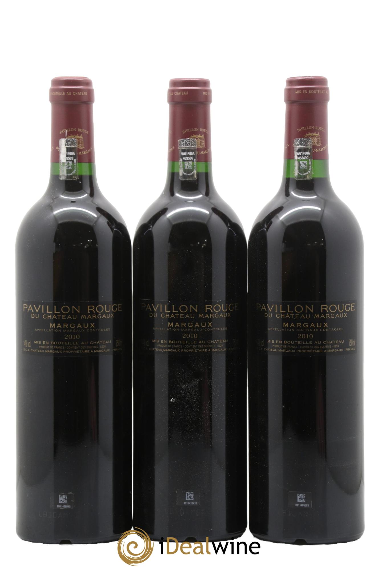 Pavillon Rouge du Château Margaux Second Vin 2010 - Lot de 6 bouteilles - 2