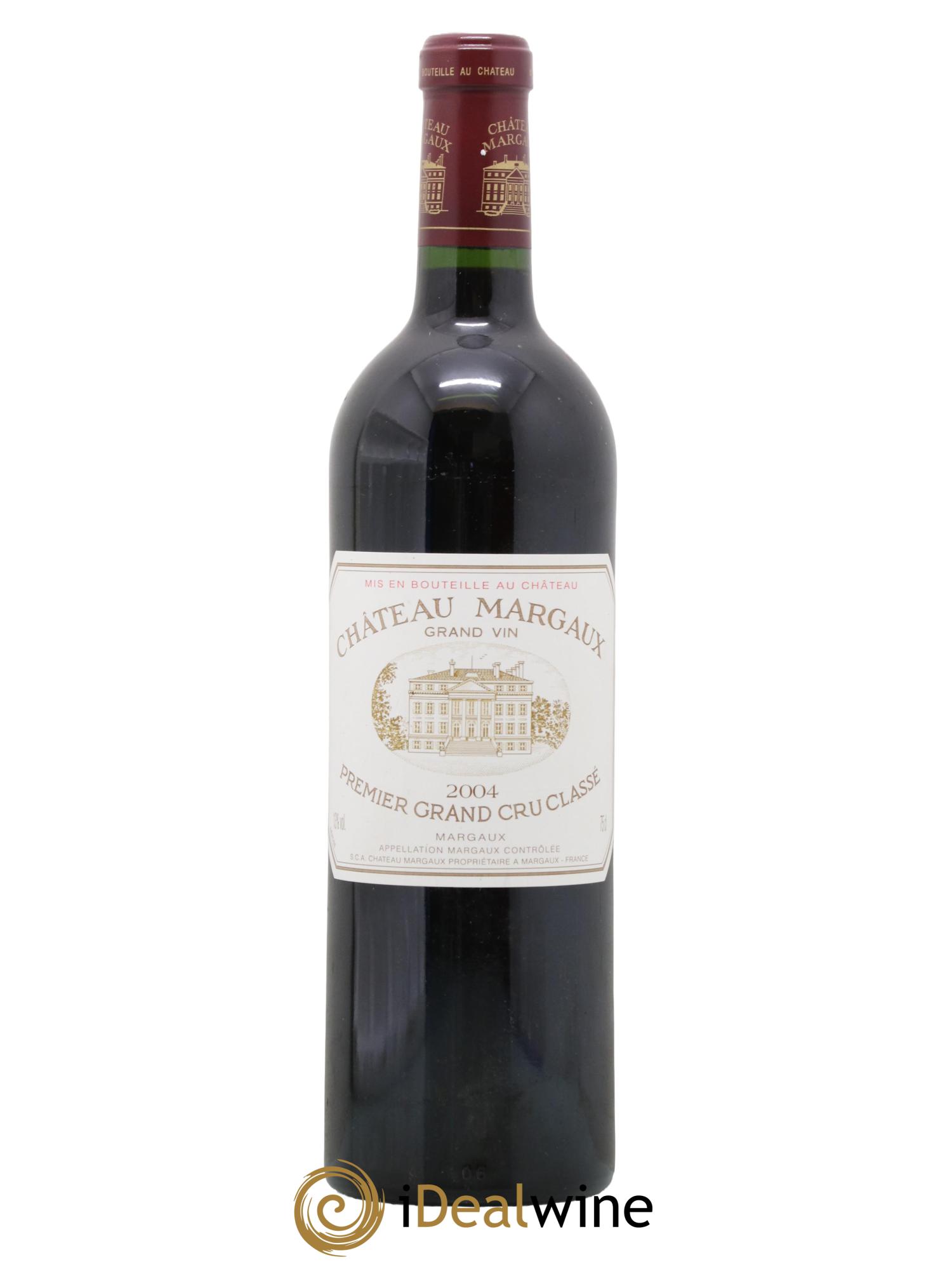 Château Margaux 1er Grand Cru Classé 2004 - Lot de 1 bouteille - 0