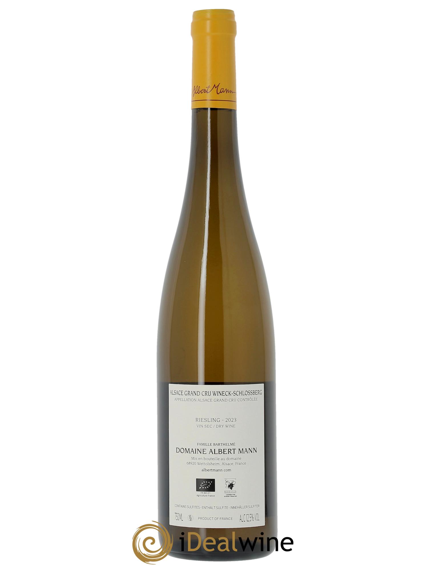 Alsace Riesling Grand Cru Wineck-Schlossberg Albert Mann  2023 - Lot of 1 bottle - 1