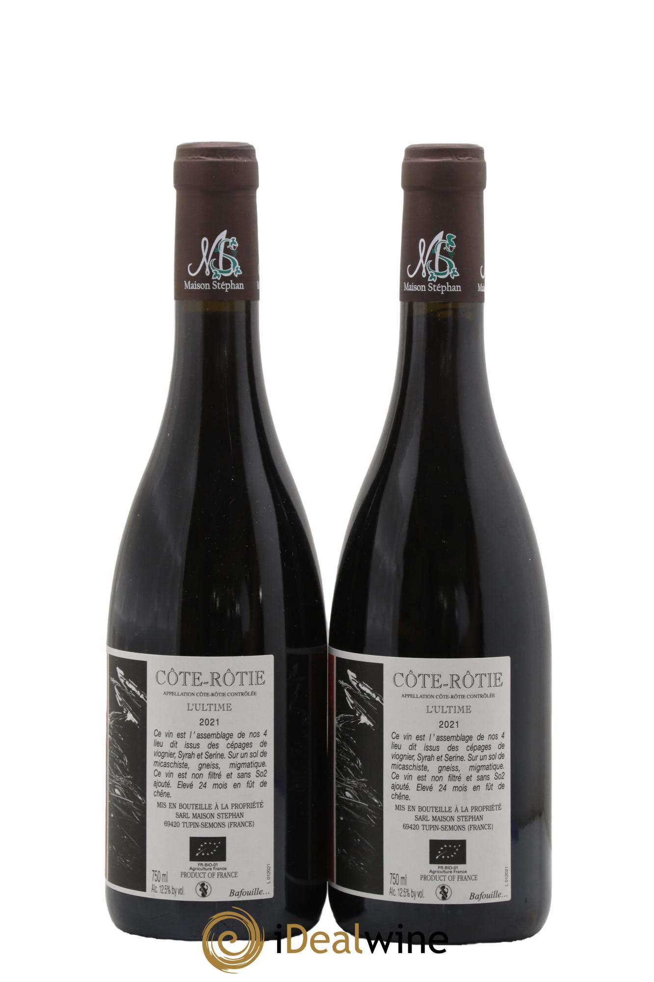 Côte-Rôtie L'Ultime Jean-Michel Stephan 2021 - Lotto di 2 bottiglie - 1
