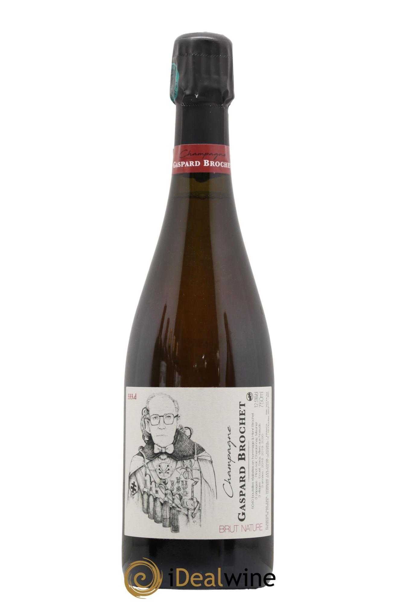 333.d Brut Nature Gaspard Brochet - Lot de 1 bouteille - 0