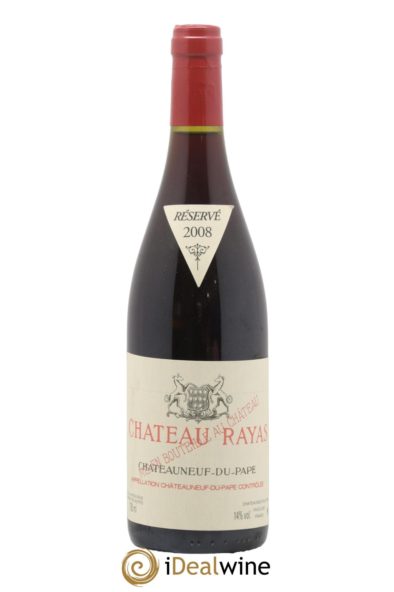 Châteauneuf-du-Pape Château Rayas Emmanuel Reynaud 2008 - Lot de 1 bouteille - 0