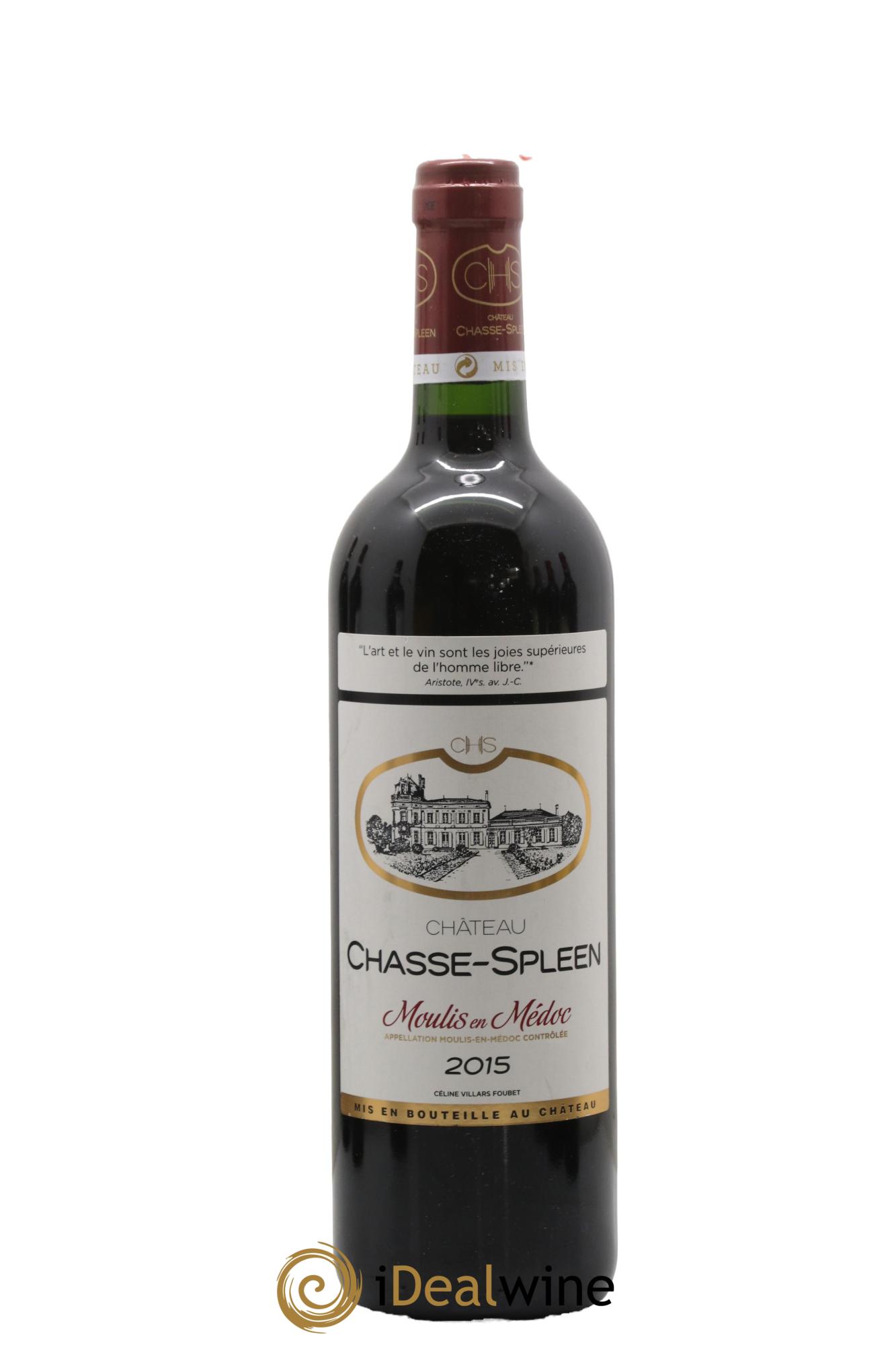 Château Chasse Spleen 2015 - Lot of 1 bottle - 0