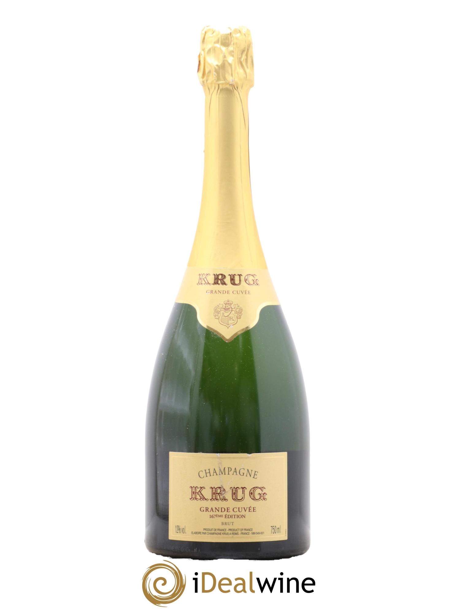 Grande Cuvée - 167ème édition Krug - Lot de 1 bouteille - 0