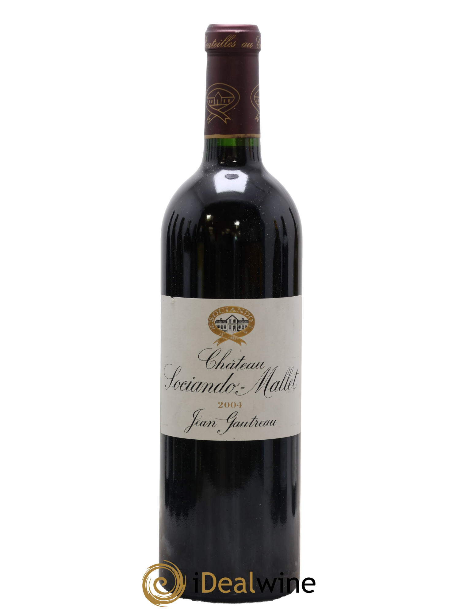 Château Sociando Mallet 2004 - Lot de 1 bouteille - 0