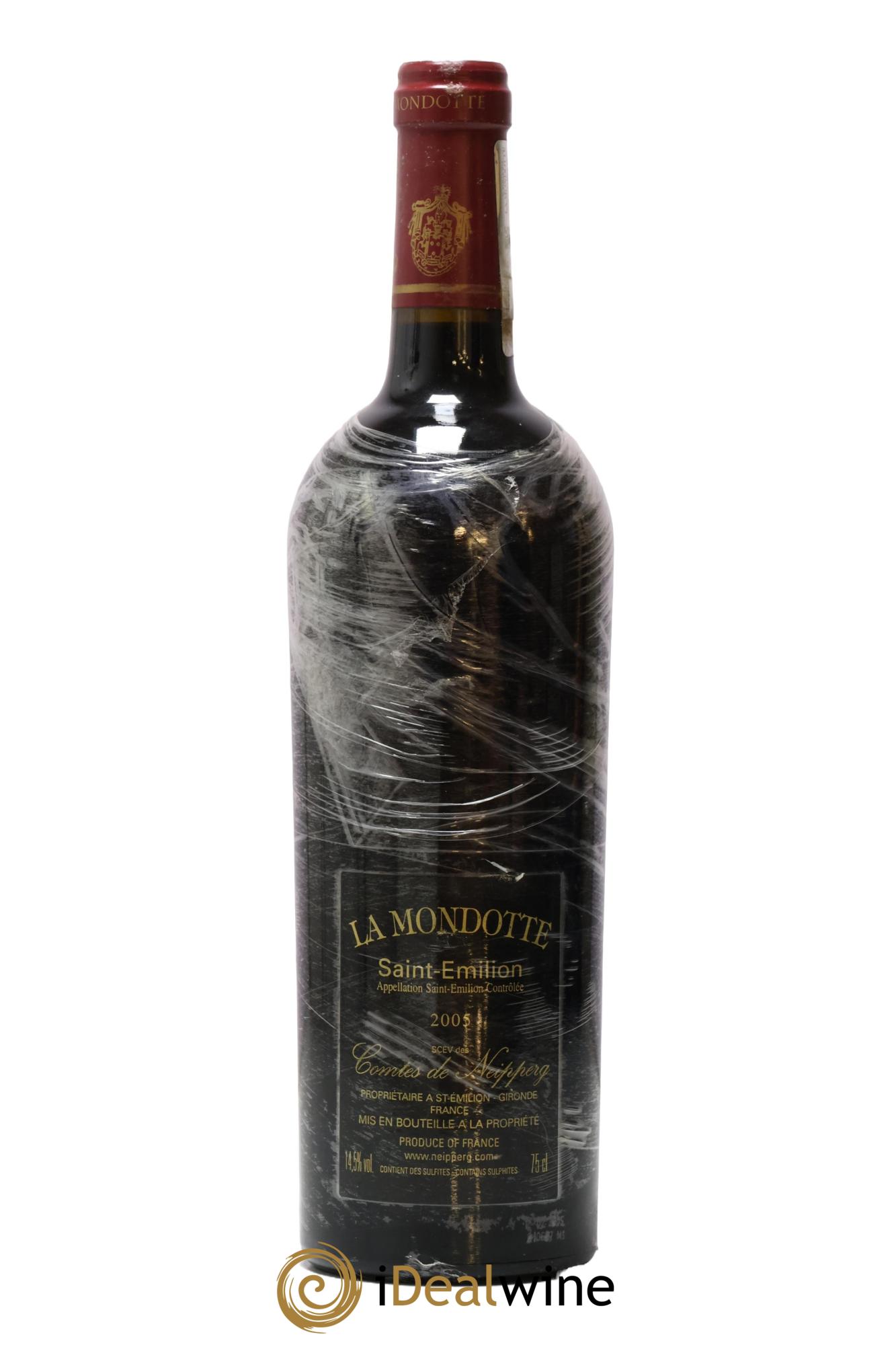 La Mondotte 1er Grand Cru Classé B depuis 2012 2005 - Lot de 1 bouteille - 1