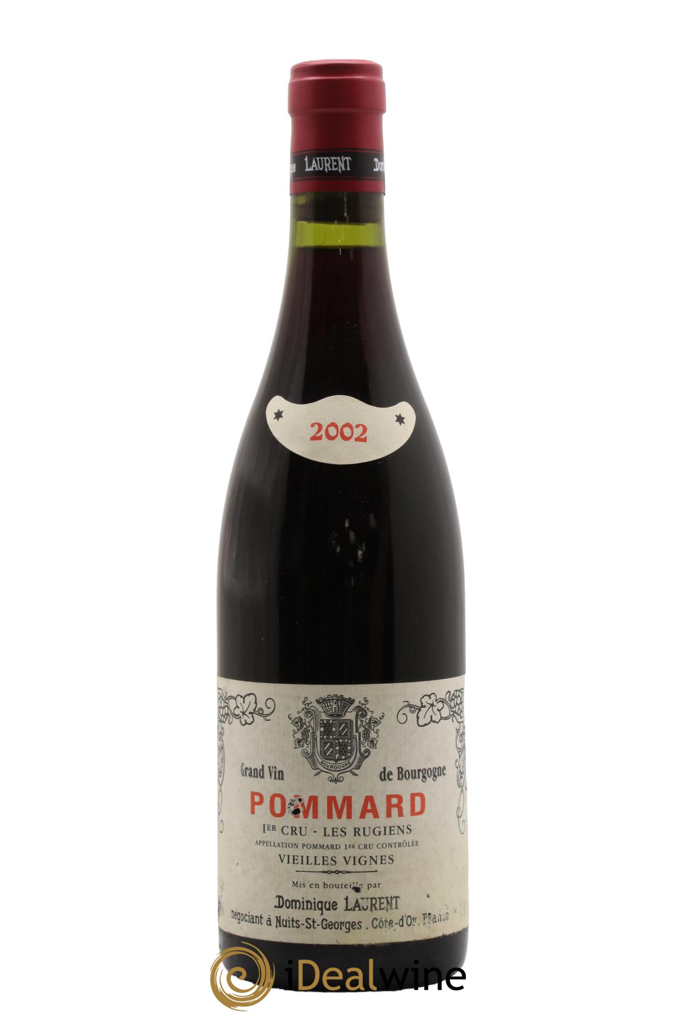 Pommard 1er Cru Rugiens Laurent Père et Fils Vieilles Vignes 2002 - Lot de 1 bouteille - 0