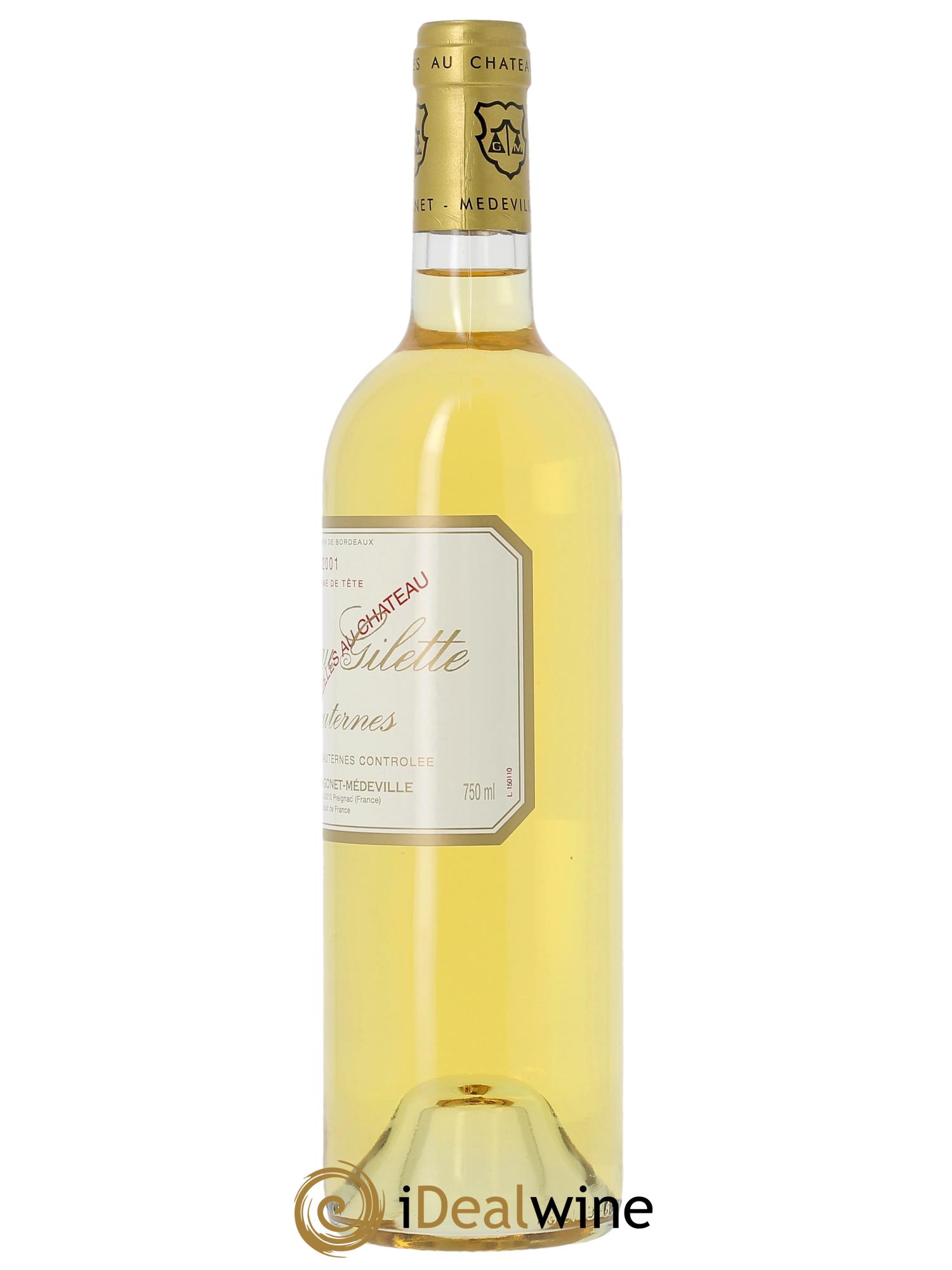 Château Gilette - Crème de Tête 2001 - Lot of 1 bottle - 2