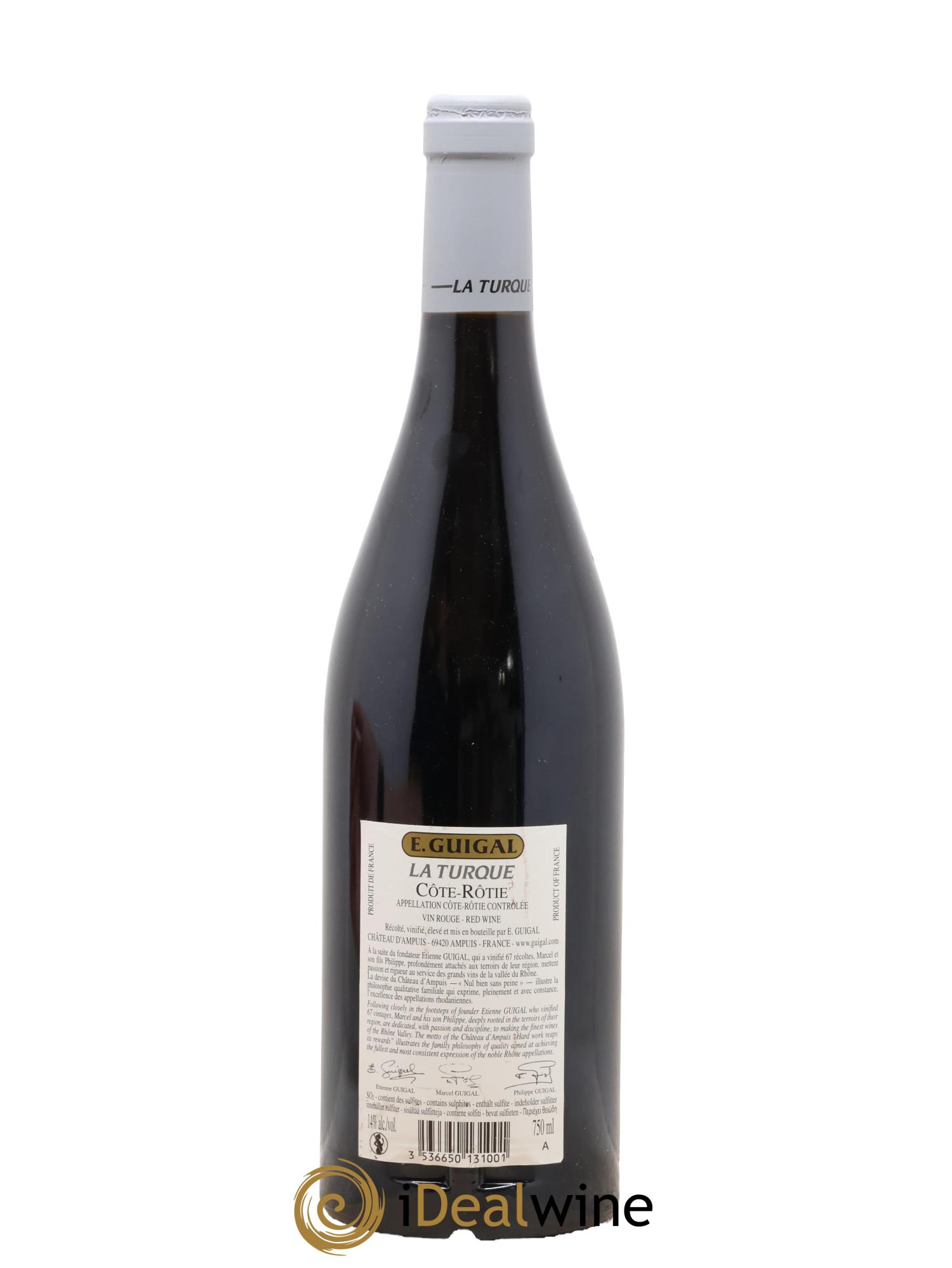 Côte-Rôtie La Turque Guigal 2017 - Lot of 1 bottle - 1