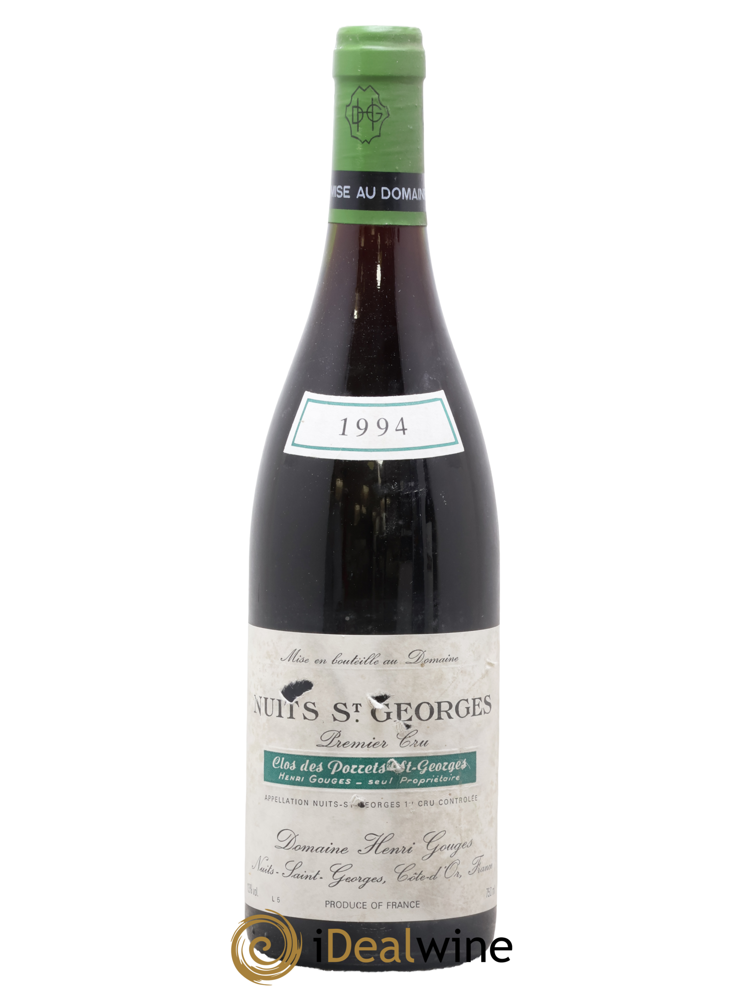 Nuits-Saint-Georges 1er Cru Clos des Porrets St Georges Henri Gouges 1994 - Lot de 1 bouteille - 0