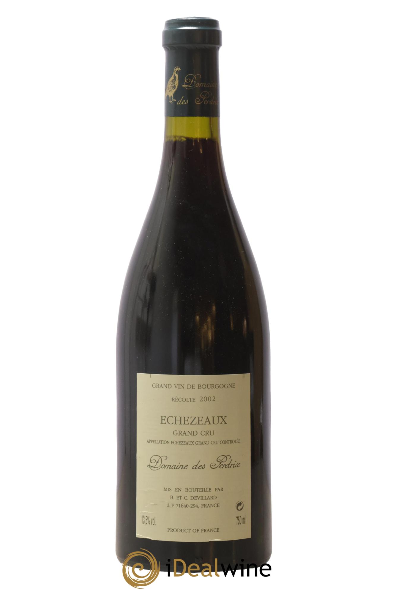 Echezeaux Grand Cru Perdrix (Domaine des) 2002 - Lotto di 1 bottiglia - 1