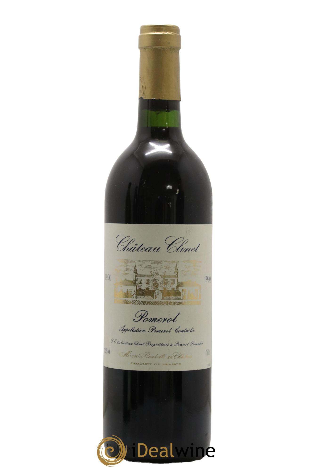 Château Clinet 1990 - Lot de 1 bouteille - 0