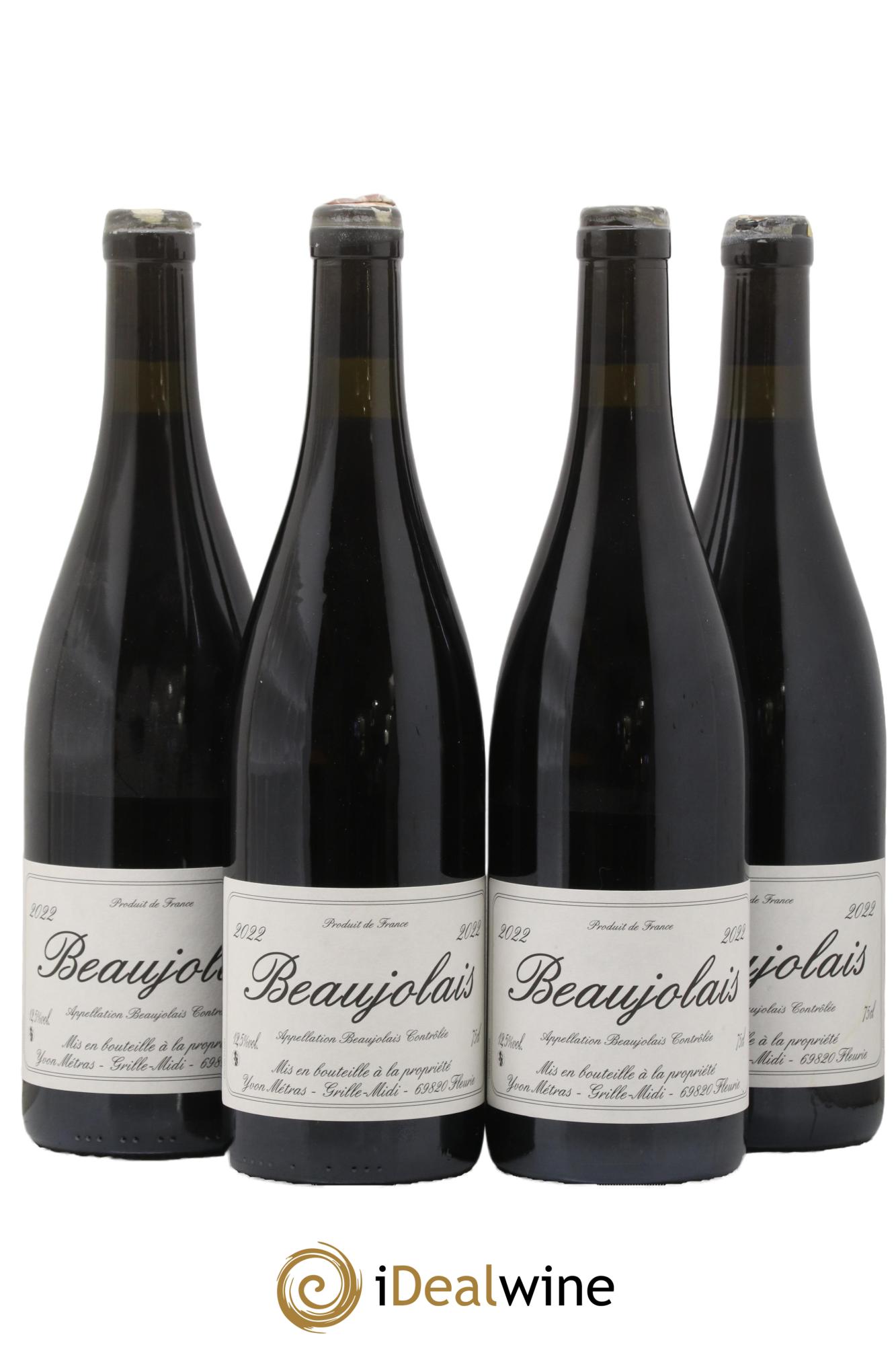 Beaujolais Yvon Métras 2022 - Lot de 4 bouteilles - 0