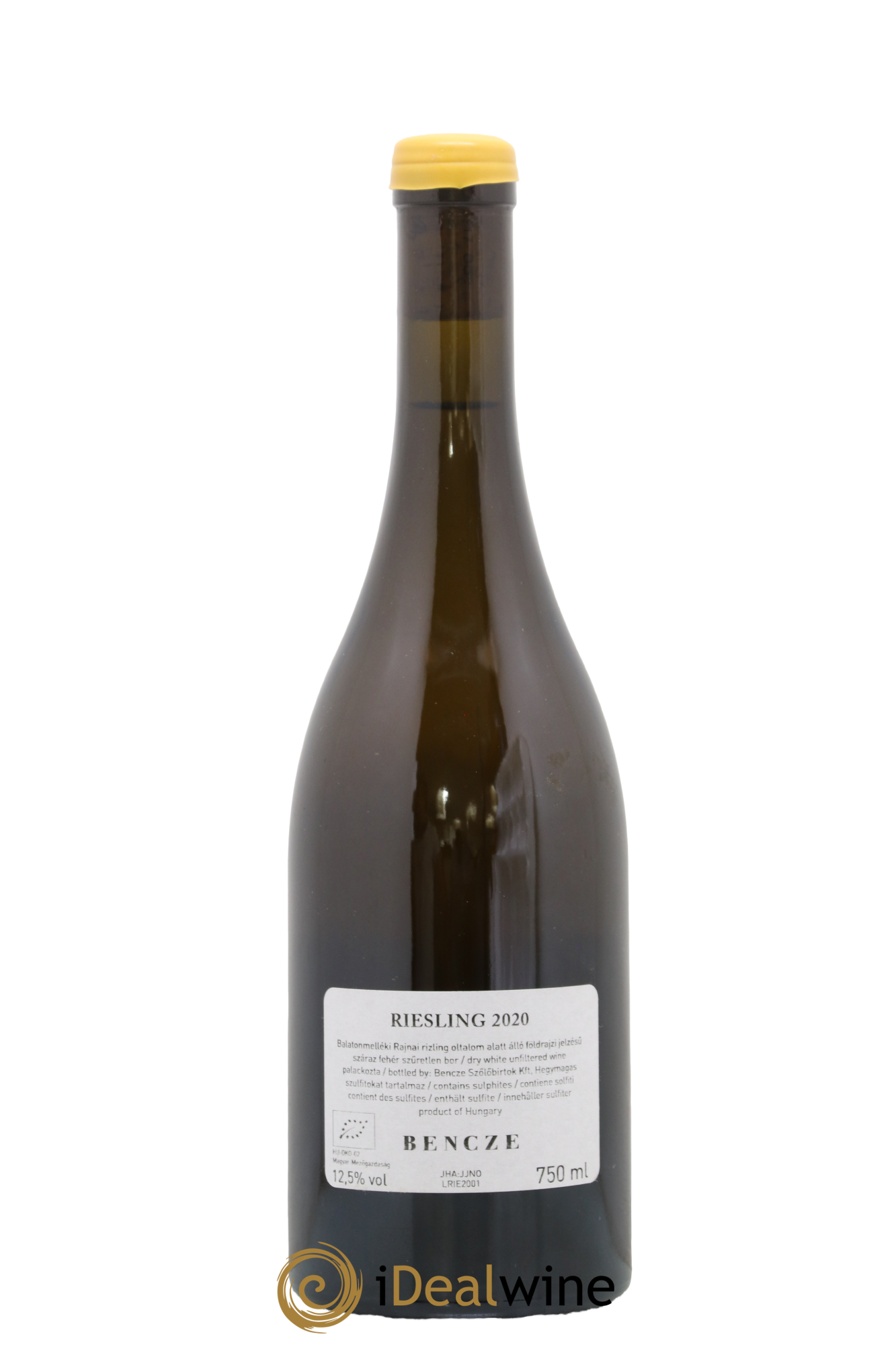 Hongrie Riesling Bencze 2020 - Lot of 1 bottle - 1
