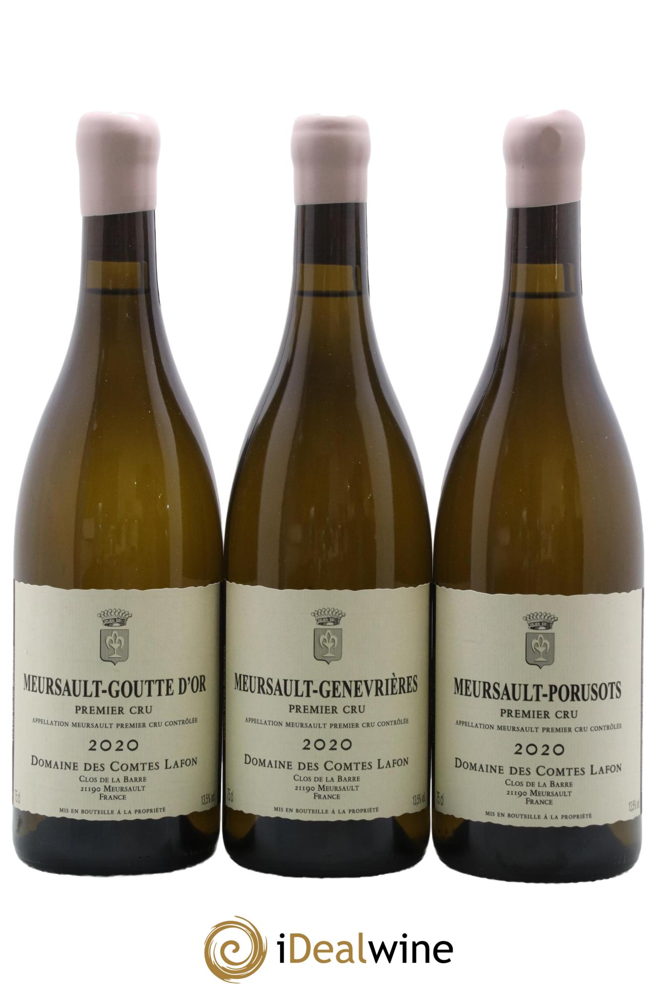 Meursaut Comtes LAFONなど　空き瓶6本セット Buy Meursault 1er Cru Caisse Prestige 6 Climats Comtes Lafon