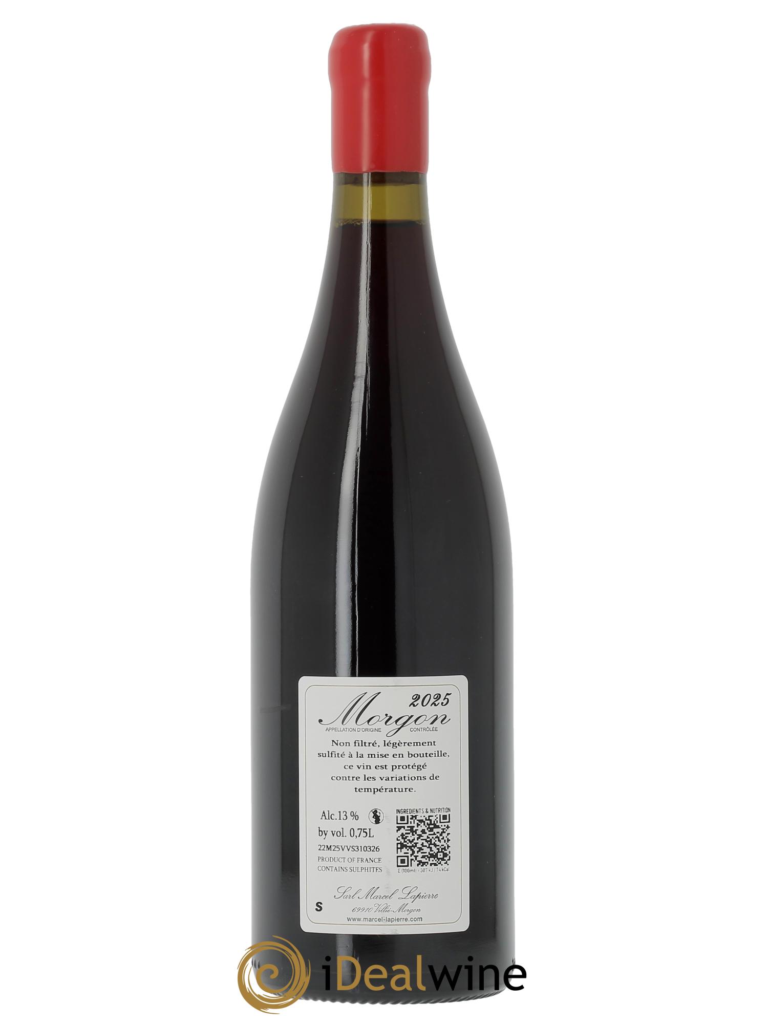 Morgon Marcel Lapierre (Domaine) 2025 - Lot de 1 bouteille - 1