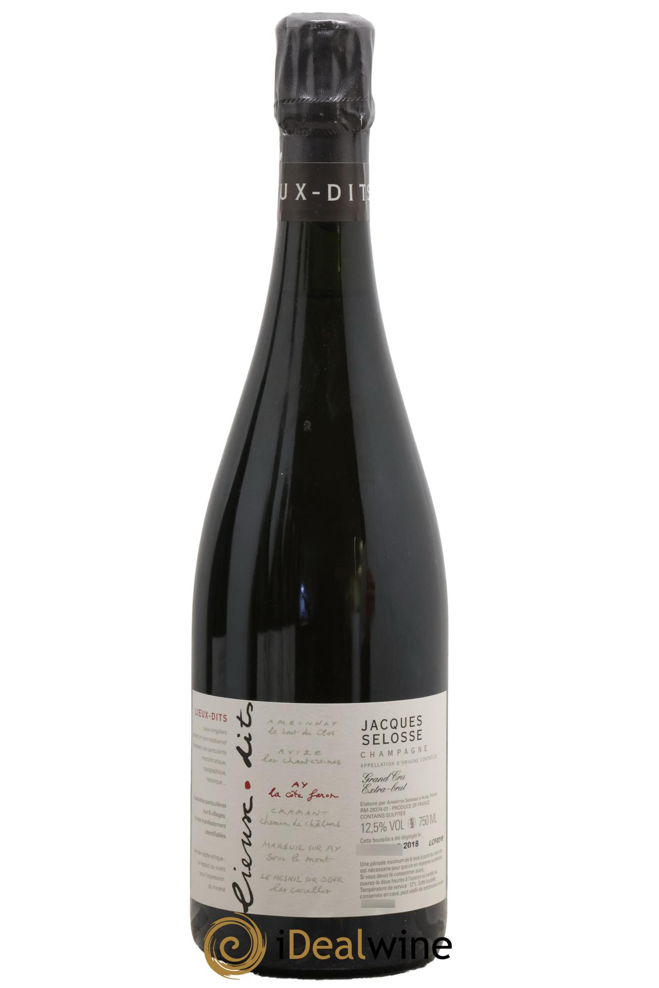 La Côte Faron Blanc de Noirs Grand Cru Extra-Brut Jacques Selosse - Lot of 1 bottle - 0