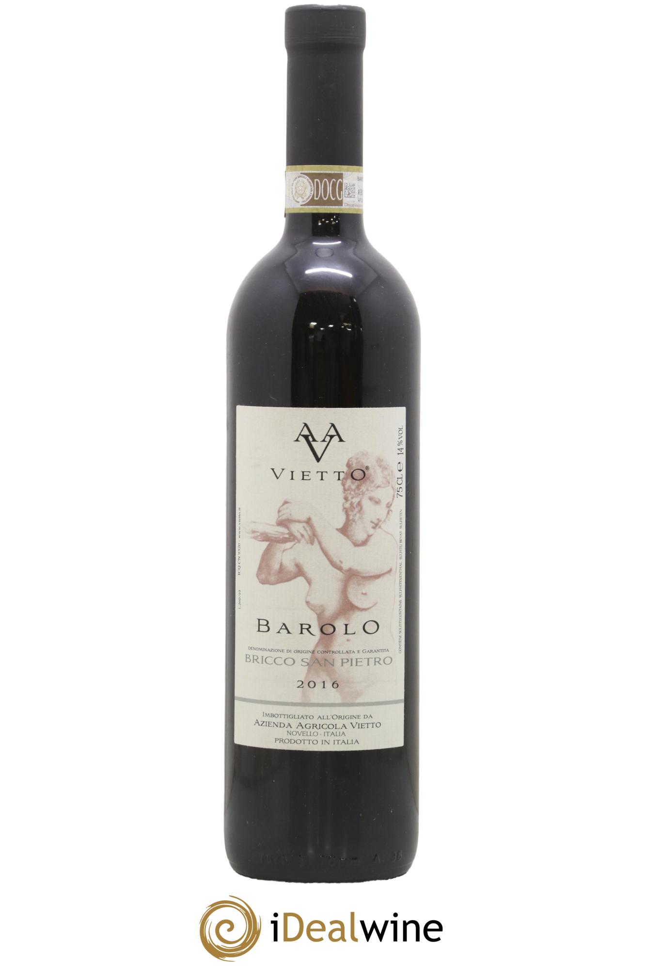 Barolo Vietto 2016 - Lot de 1 bouteille - 0