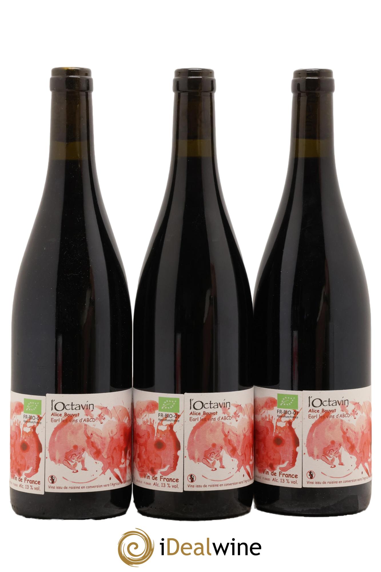 Vin de France Elle Aime Domaine de L'Octavin - Alice Bouvot 2022 - Lot de 3 bouteilles - 1