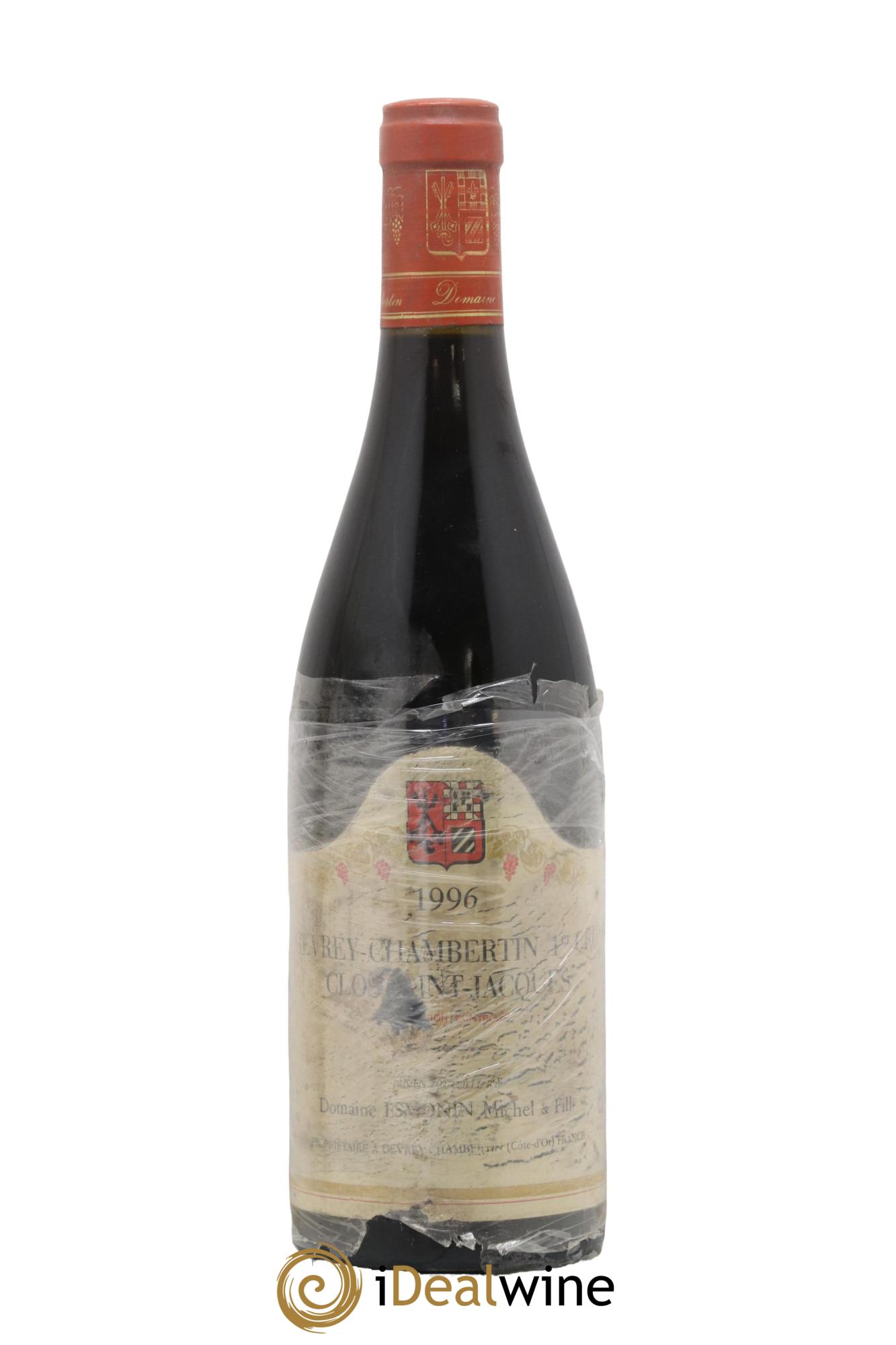 Gevrey-Chambertin 1er Cru Clos Saint-Jacques Michel Esmonin 1996 - Lot de 1 bouteille - 0