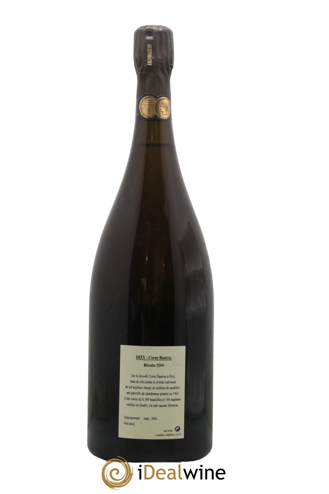 Dizy Corne Bautray Extra-Brut Jacquesson 2000 - Posten von 1 Magnum - 2