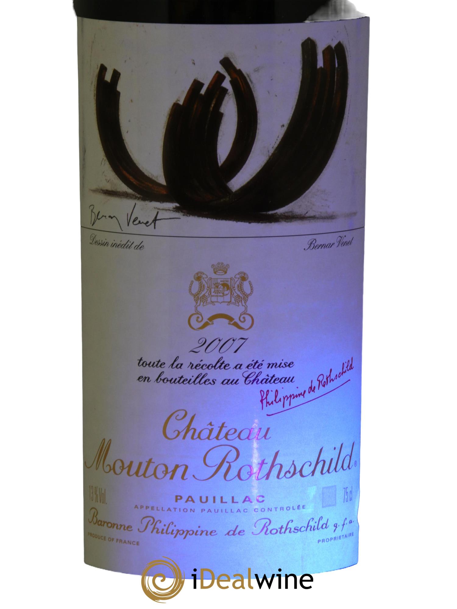 Château Mouton Rothschild 1er Grand Cru Classé 2007 - Lotto di 1 bottiglia - 2