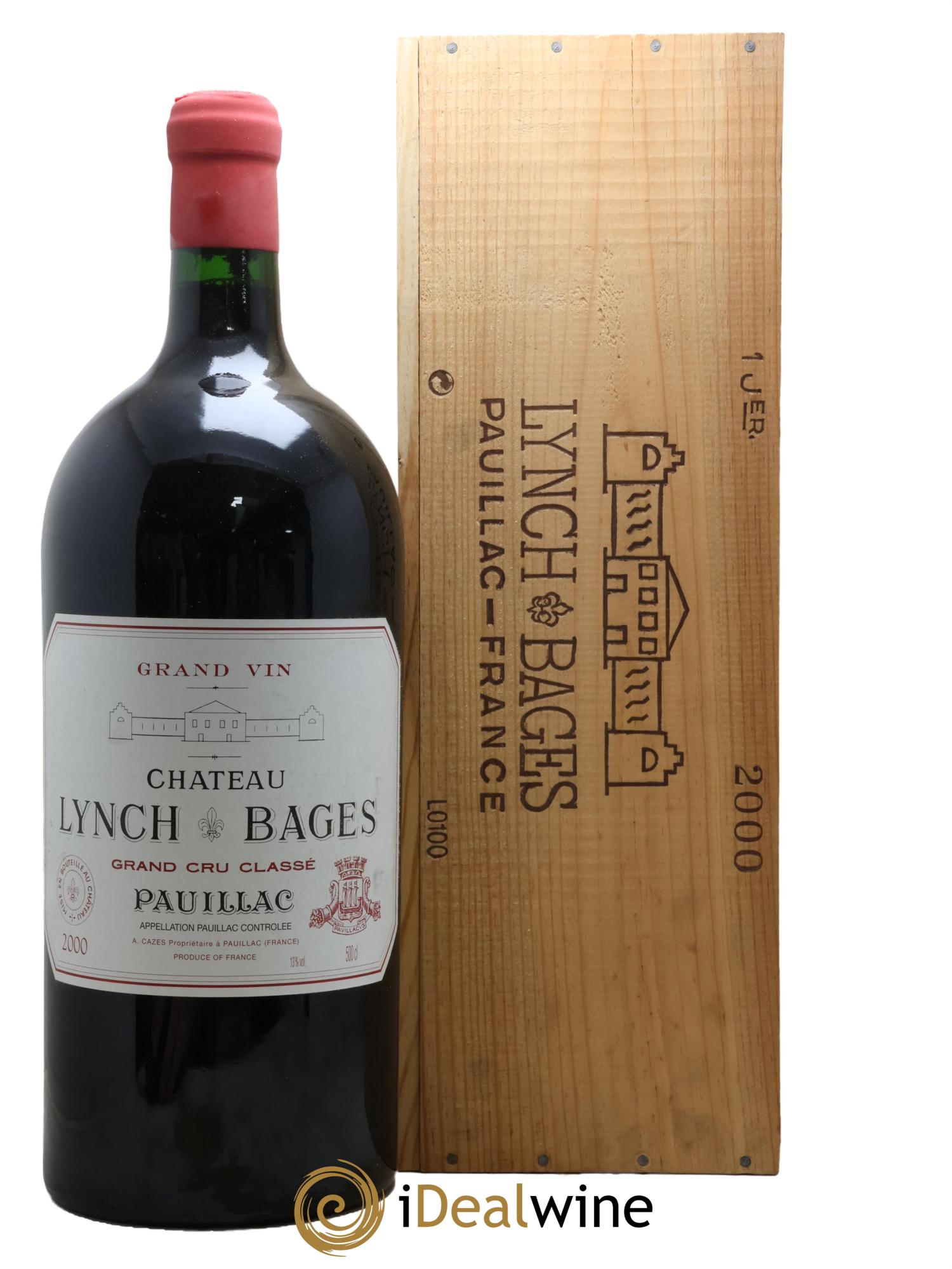 Château Lynch Bages 5ème Grand Cru Classé 2000 - Lot de 1 jeroboam - 0