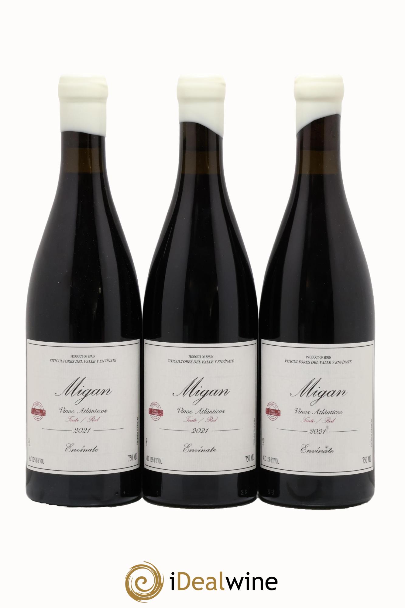 Vinos Atlanticos - Islas Canarias Migan Envinate 2021 - Lot of 3 bottles - 0