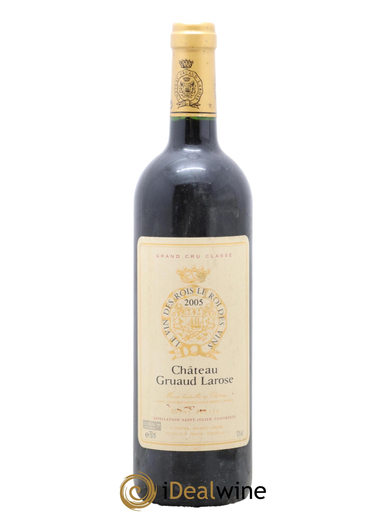 Château Gruaud Larose 2ème Grand Cru Classé 2005 - Lot de 1 bouteille - 0