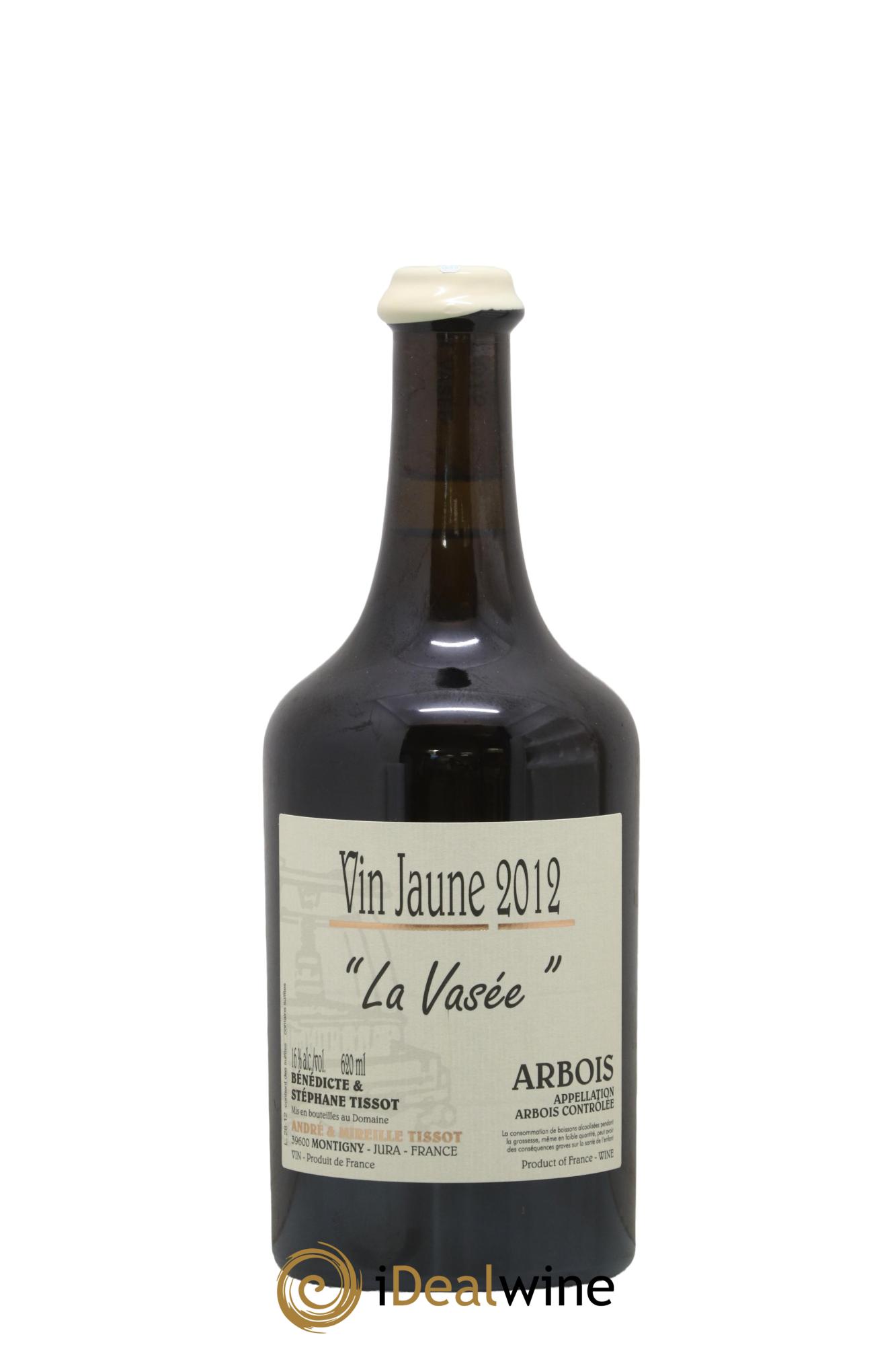 Arbois Vin jaune La Vasée Bénédicte et Stéphane Tissot 2012 - Lot de 1 clavelin - 0