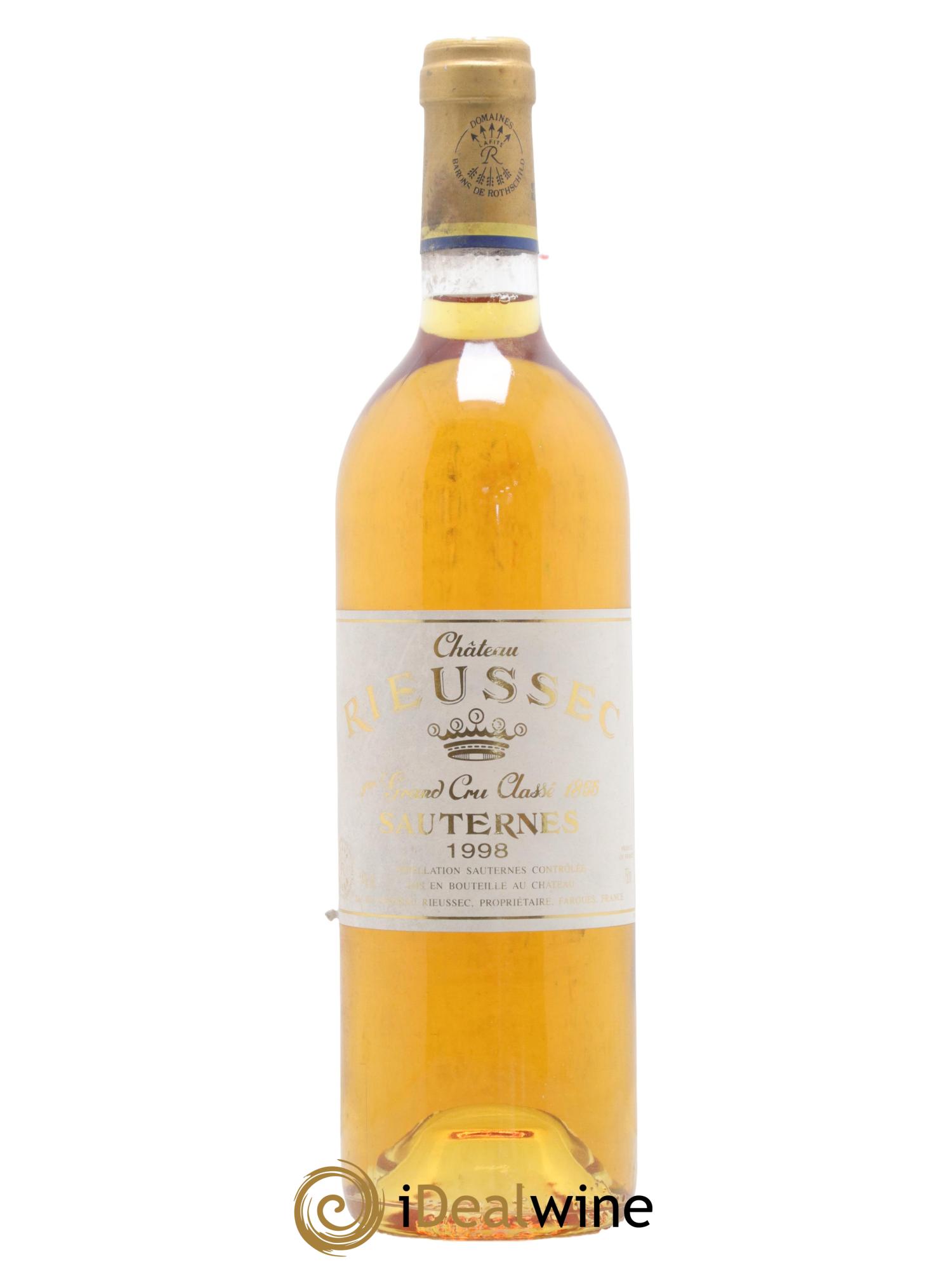 Château Rieussec 1er Grand Cru Classé 1998 - Posten von 1 Flasche - 0