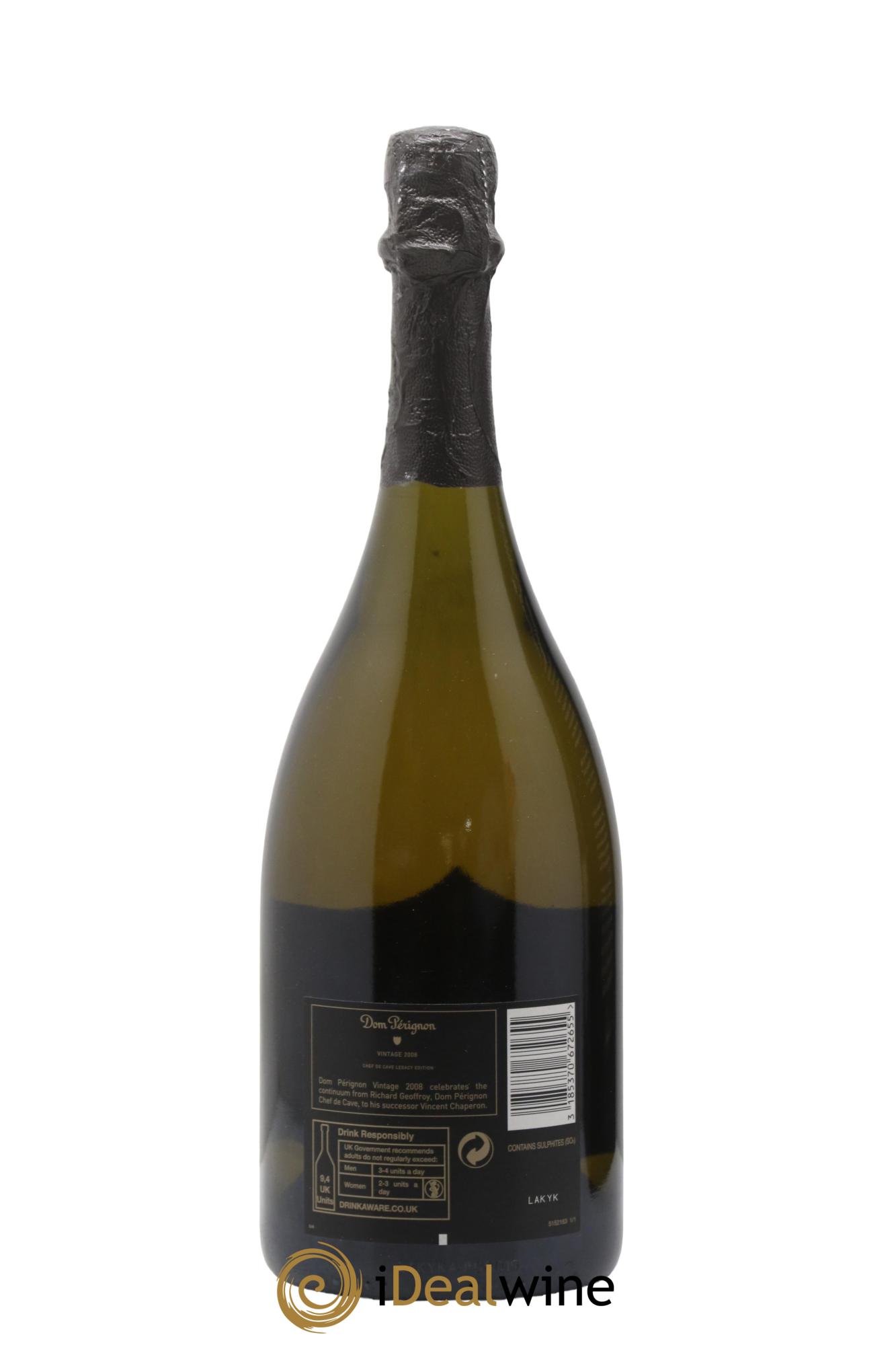 Champagne Legacy Edition Dom Pérignon 2008 - Lot de 1 bouteille - 2