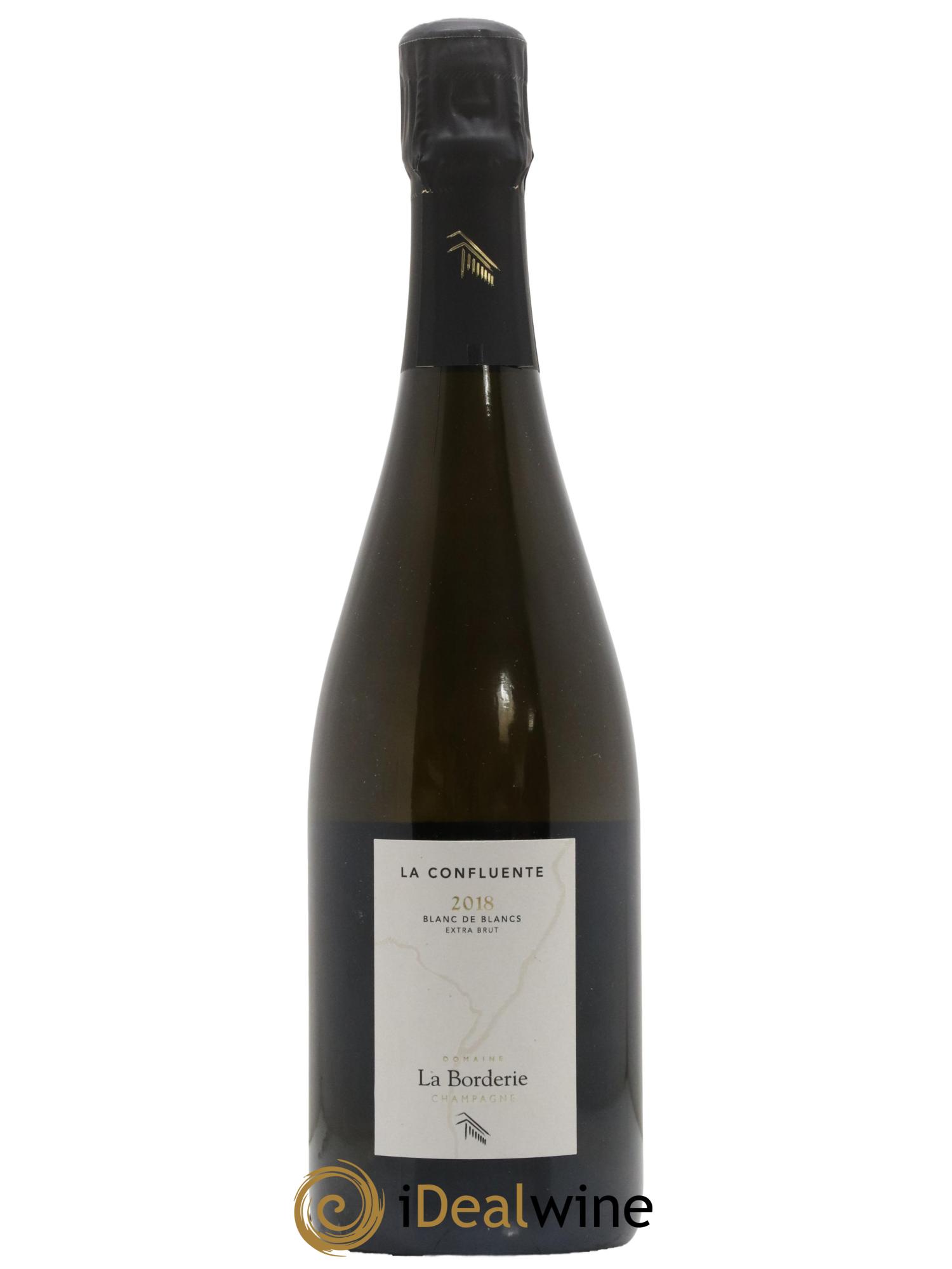 Champagne Extra Brut Blanc de Blancs La Confluente Maison La Borderie 2018 - Lot de 1 bouteille - 0