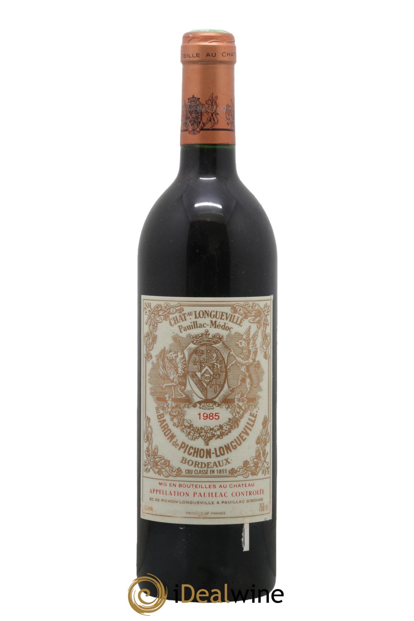 Pichon Longueville Baron 2ème Grand Cru Classé 1985 - Lot de 1 bouteille - 0