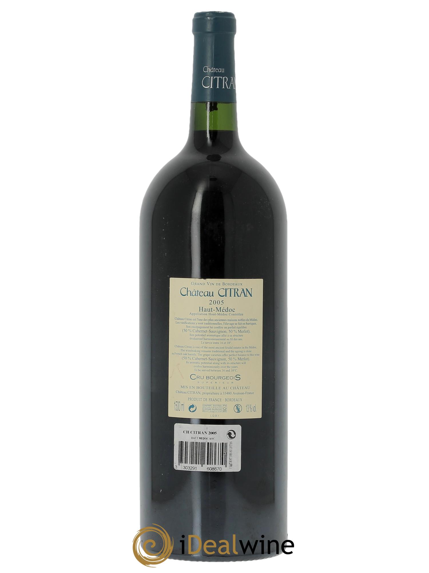 Château Citran Cru Bourgeois 2005 - Lot de 1 magnum - 1