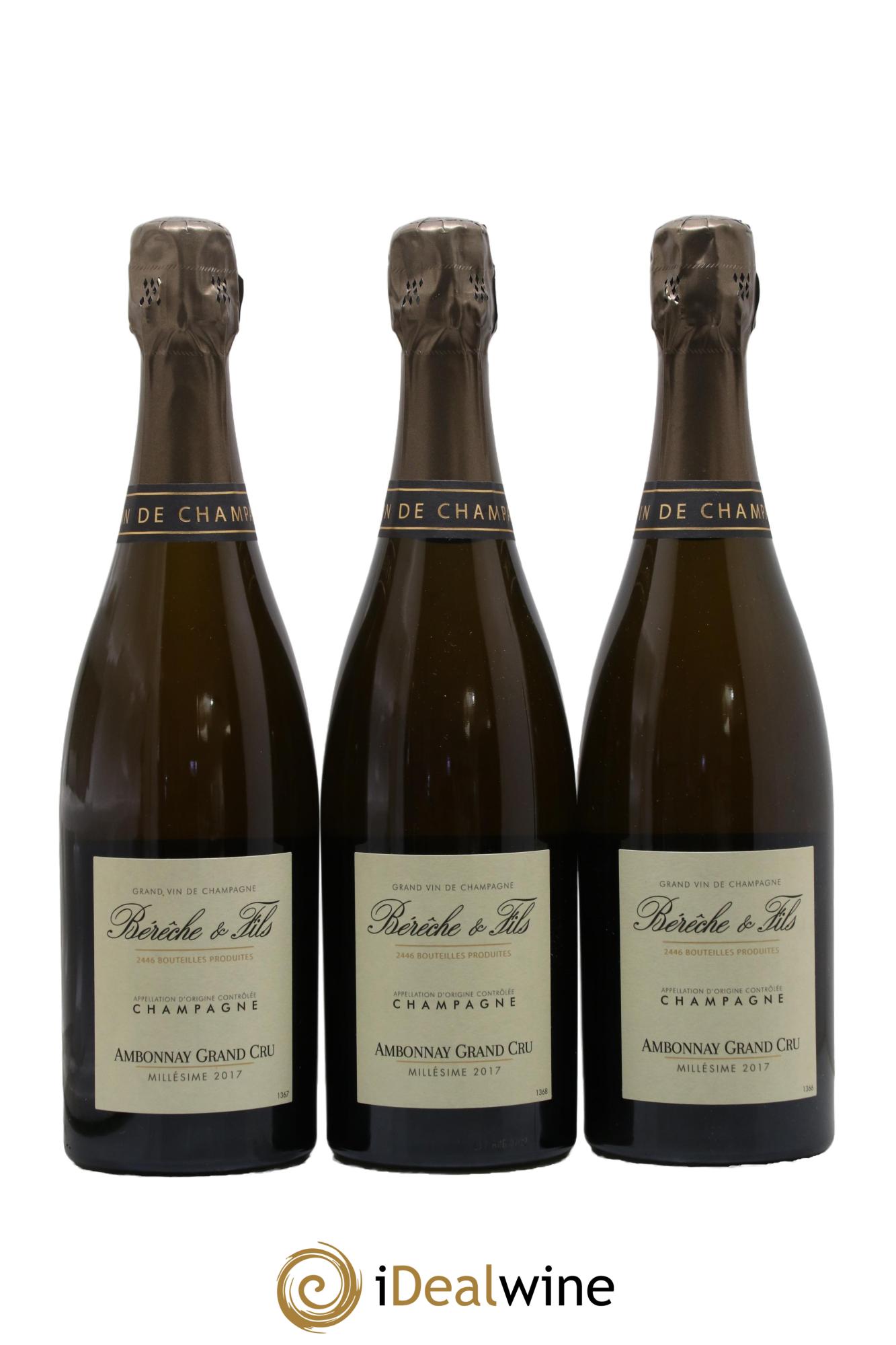 Ambonnay Grand Cru Extra-Brut Bérêche et Fils 2017 - Lot de 3 bouteilles - 0