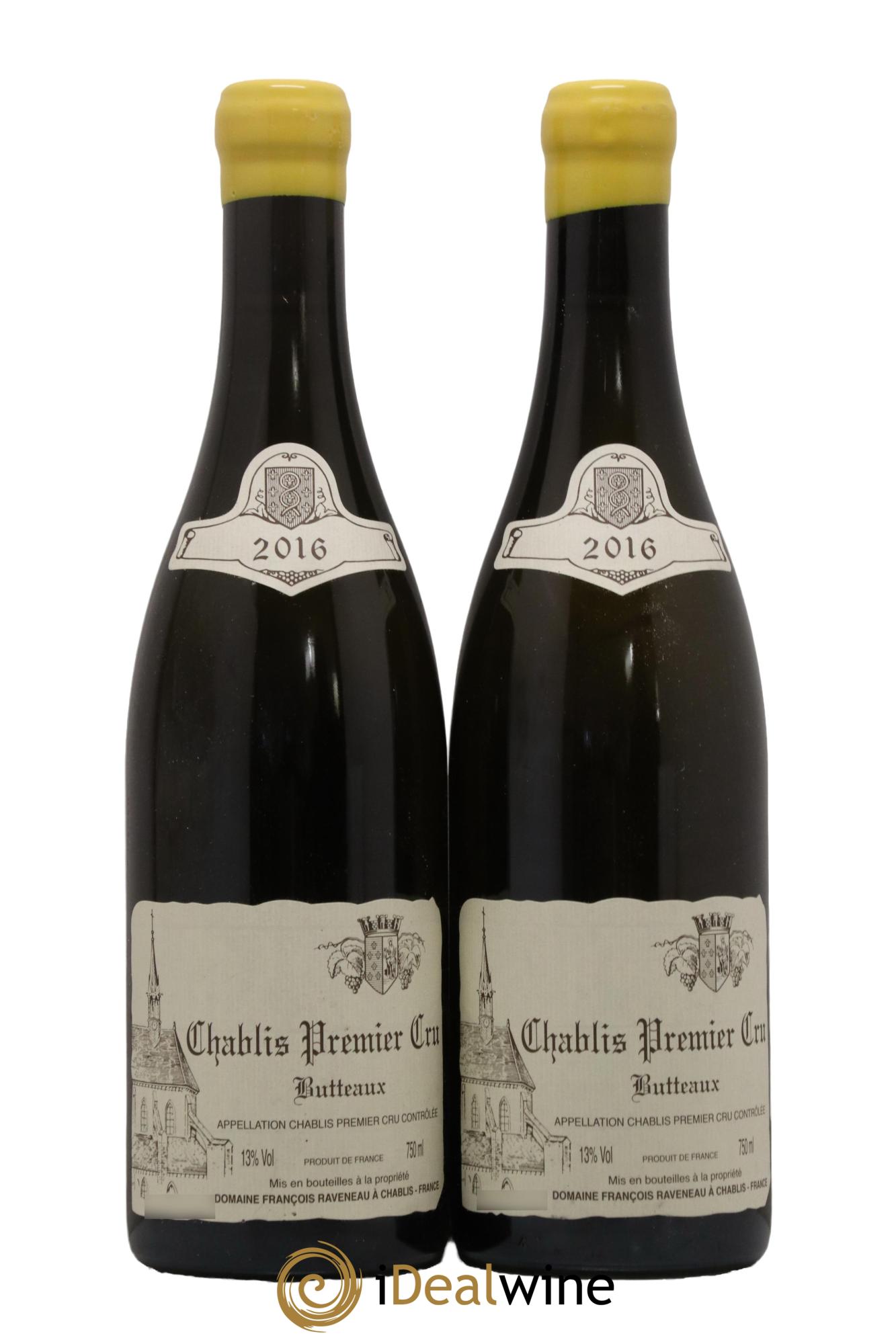 Chablis 1er Cru Butteaux Raveneau (Domaine) 2016 - Lot of 2 bottles - 0
