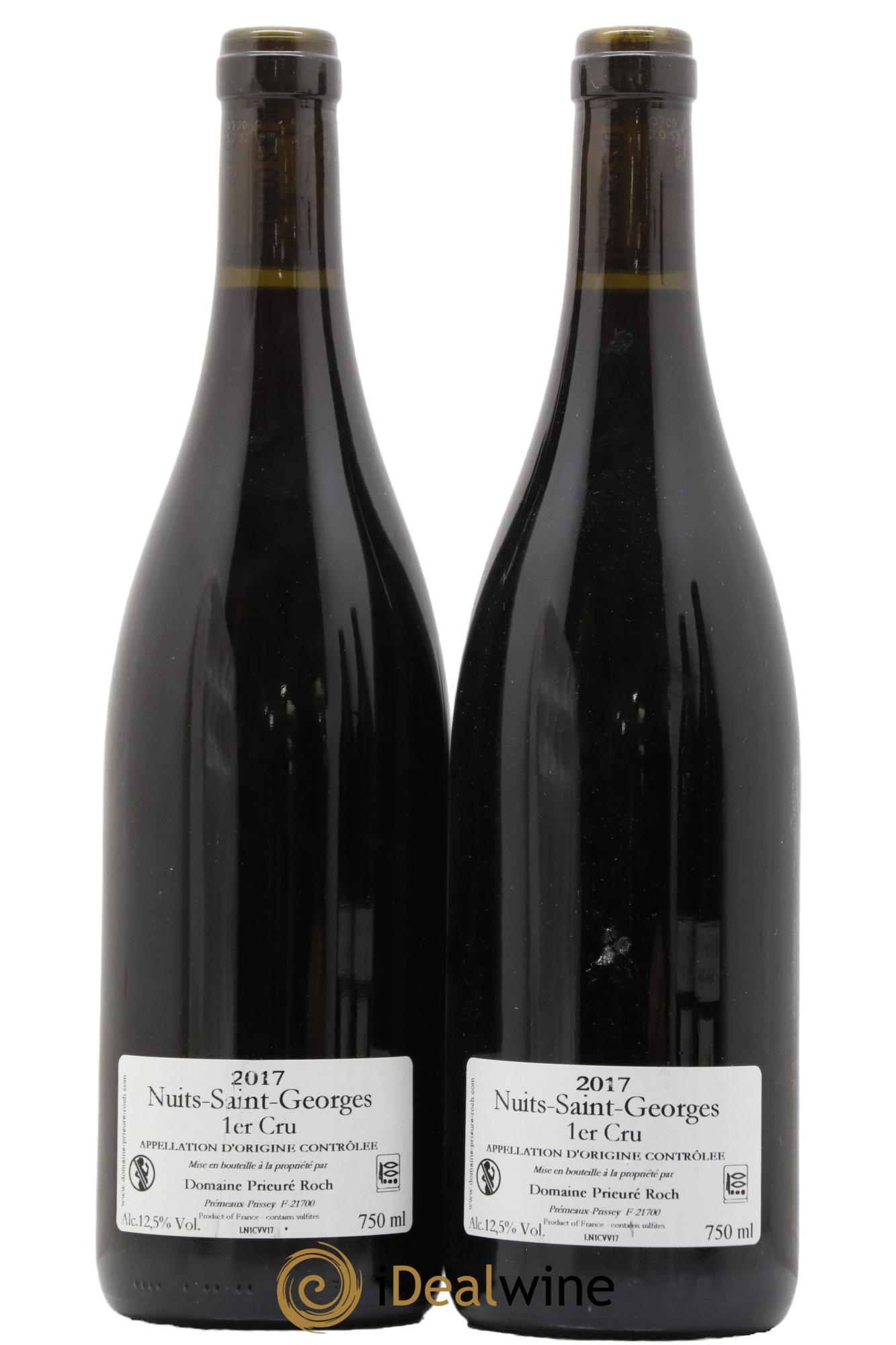 Nuits-Saint-Georges 1er Cru Vieilles Vignes Prieuré Roch 2017 - Lot de 2 bouteilles - 1