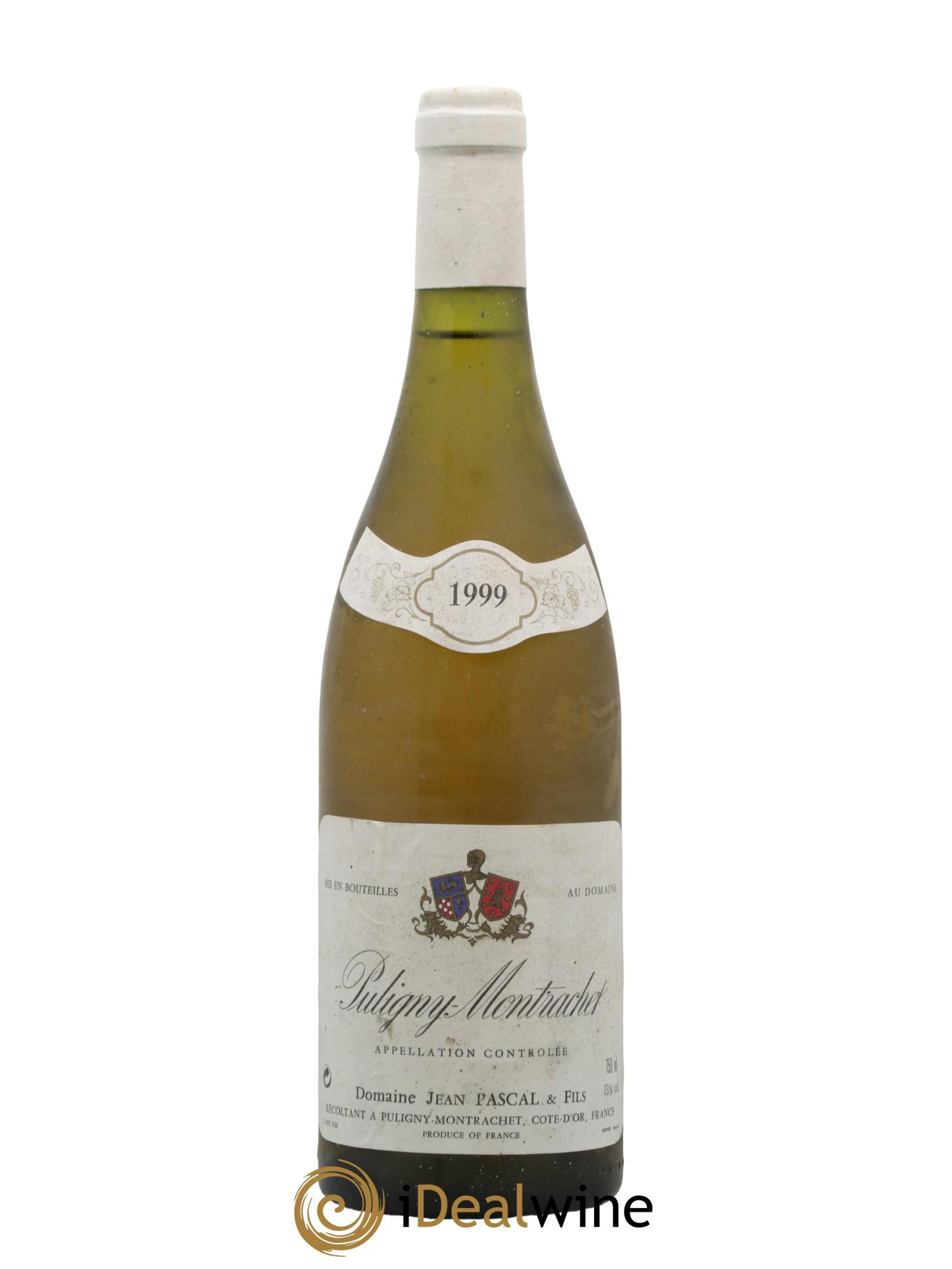 Puligny-Montrachet Domaine Jean Pascal et Fils 1999 - Lot de 1 bouteille - 0