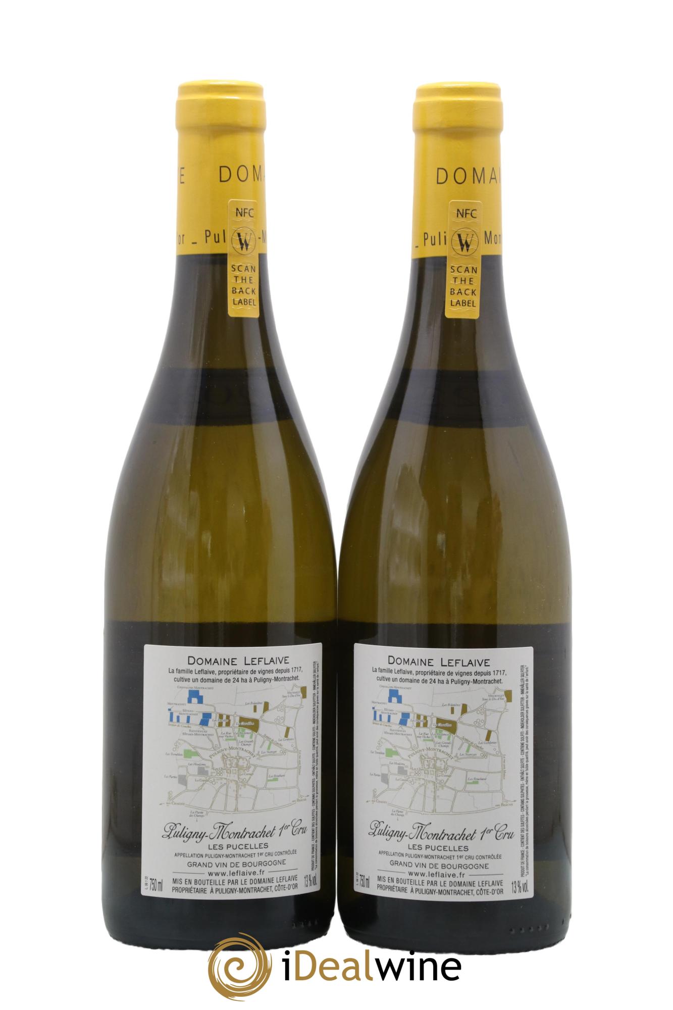 Puligny-Montrachet 1er Cru Les Pucelles Leflaive (Domaine)  2022 - Lot de 2 bouteilles - 1