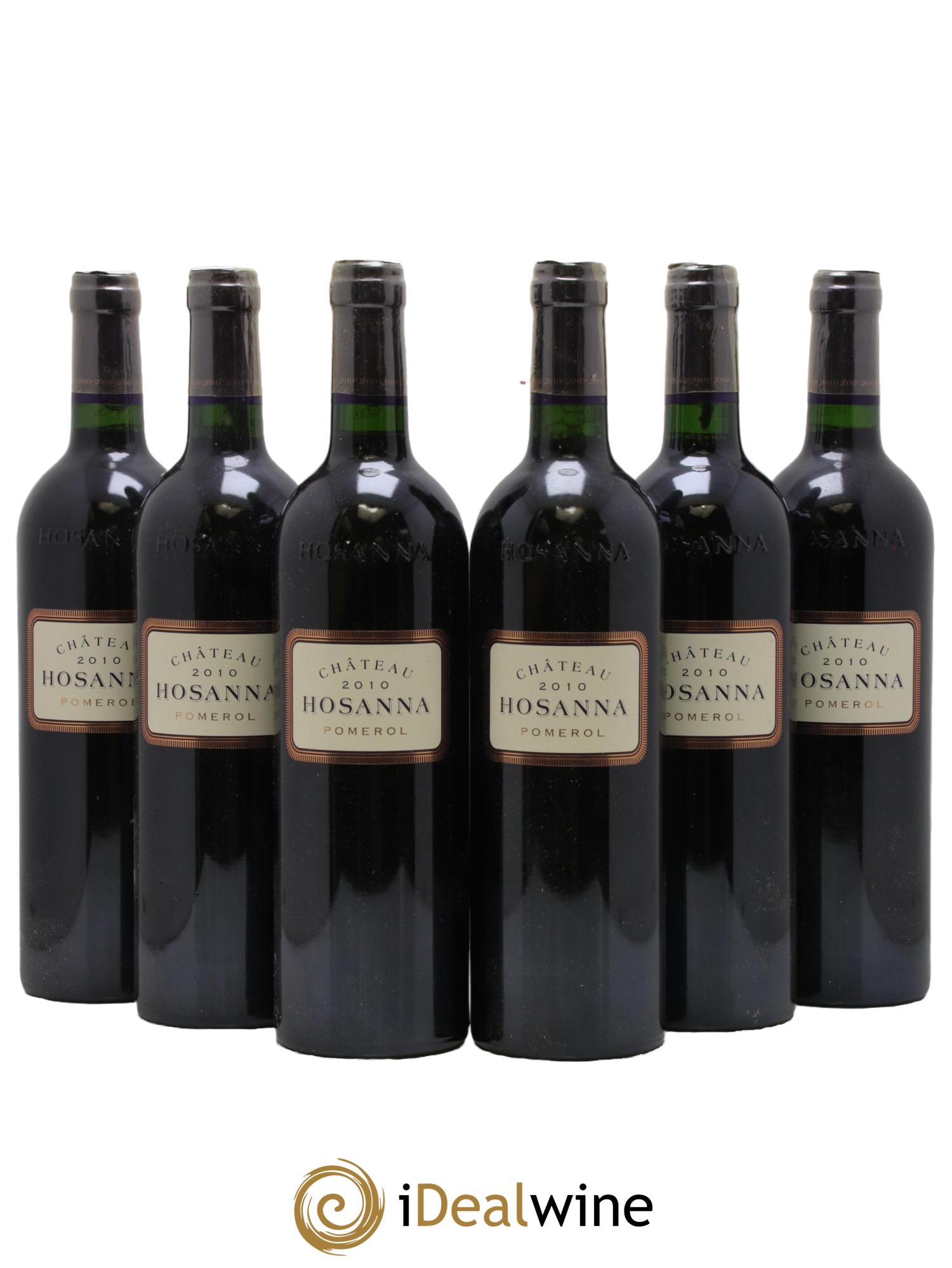 Château Hosanna 2010 - Posten von 6 Flaschen - 0
