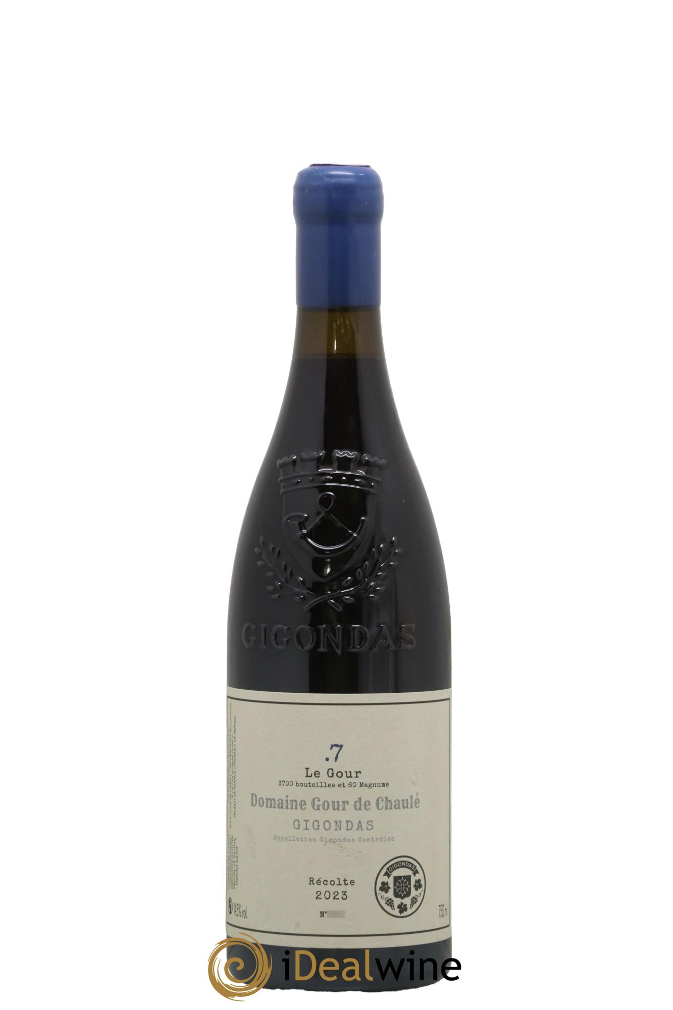 Gigondas Cuvée Le Gour .7 Gour de Chaulé 2023 - Posten von 1 Flasche - 0