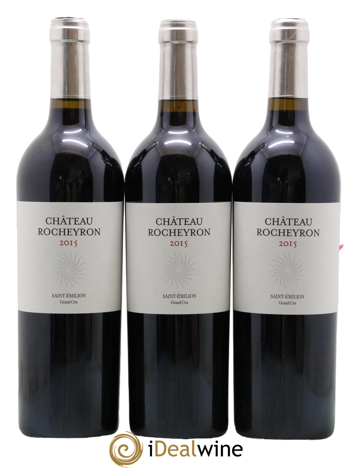 Saint-Émilion Grand Cru Chateau Rocheyron 2015 - Lotto di 12 bottiglie - 1