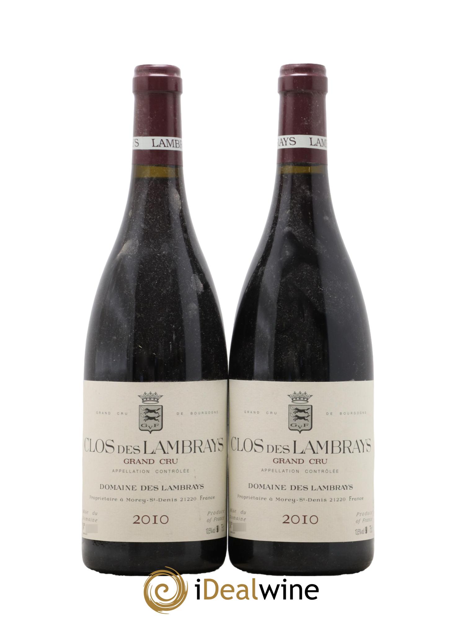Clos des Lambrays Grand Cru Domaine des Lambrays 2010 - Lot de 2 bouteilles - 0